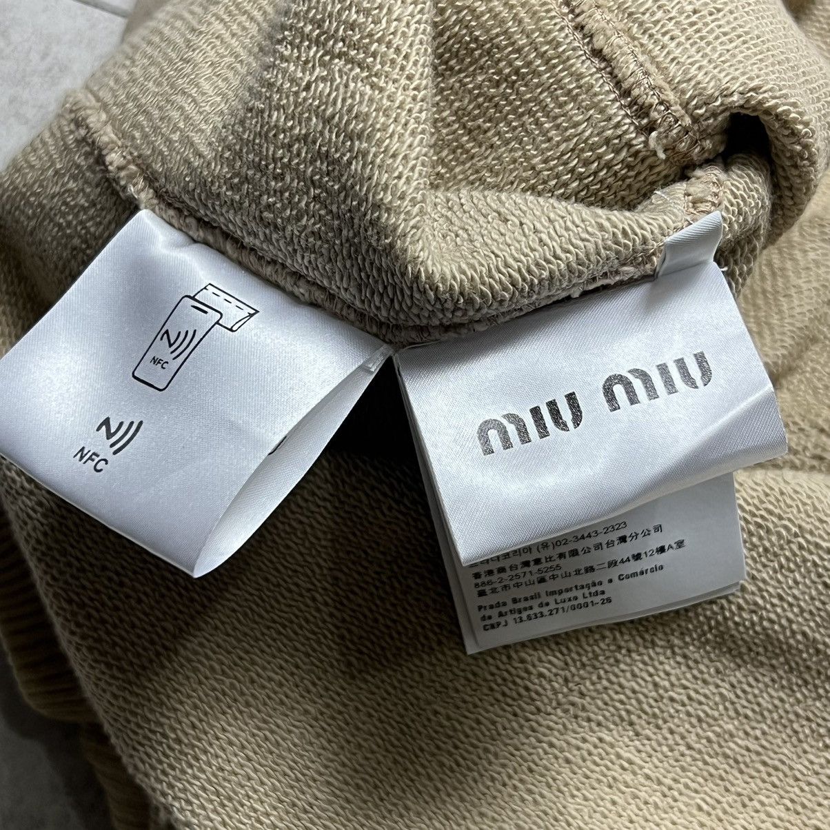Miu Miu × Prada miu miu Embroidery Logo Zip Hoodie Size US S / EU 44-46 / 1 - 7 Thumbnail