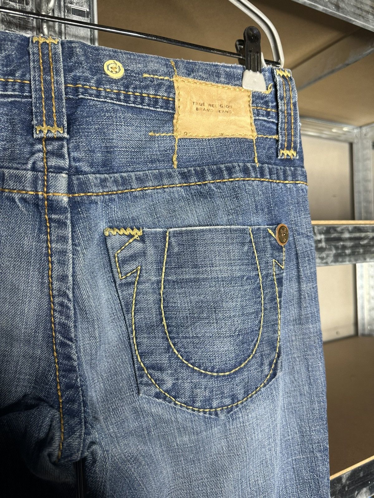 True Religion True Religion Flared Bootcut Blue Denim Jeans Size 28 Size 28" / US 6 / IT 42 - 10 Thumbnail