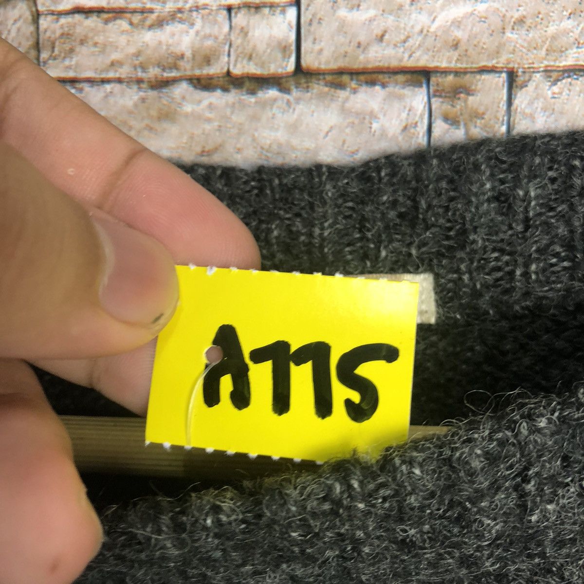 Homespun Knitwear × Japanese Brand GU mohair fur Black Knitwear #A775 Size M / US 6-8 / IT 42-44 - 10 Thumbnail