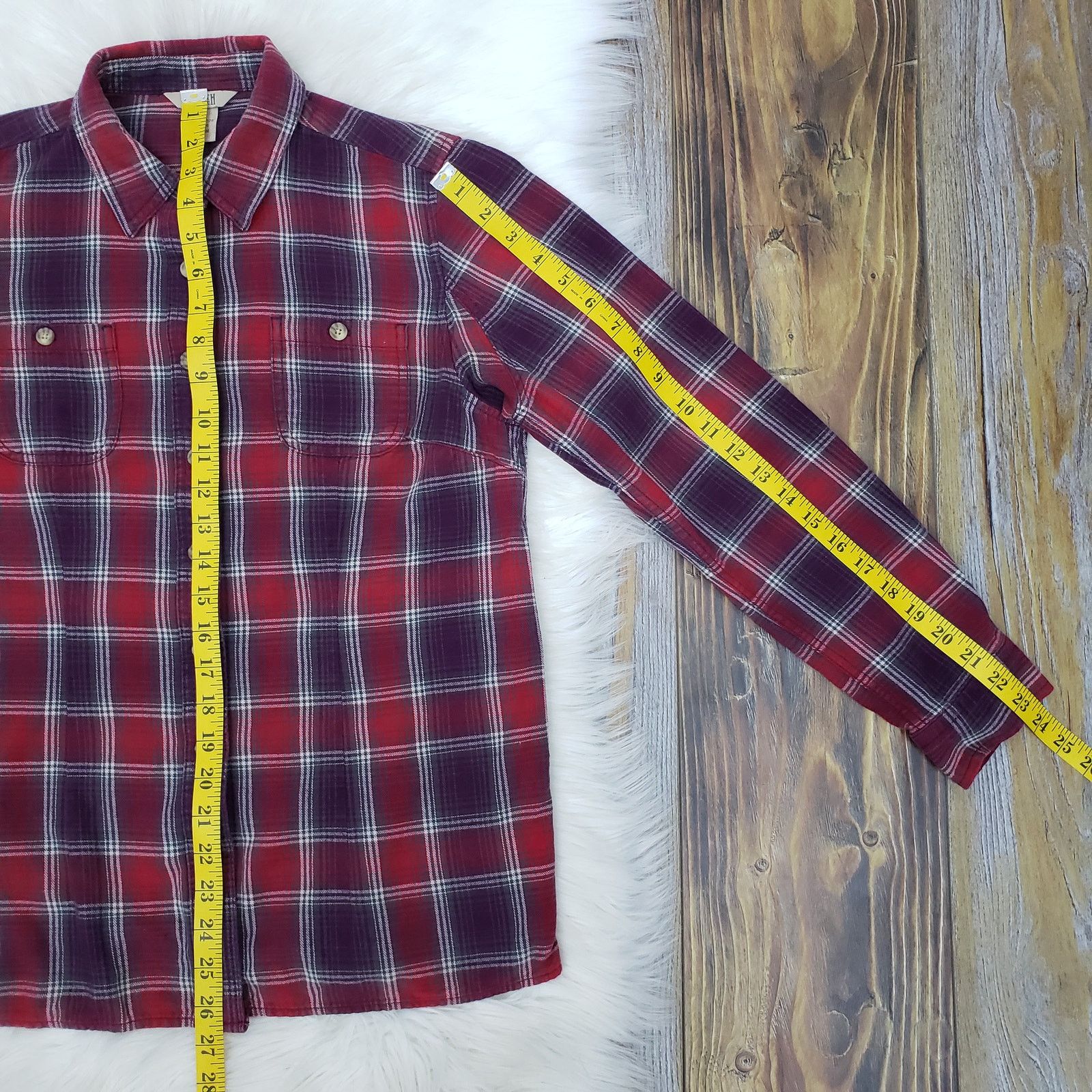 Duluth Trading Company Duluth Trading Free Swinging Flannel Shirt Plaid Long Sleeve Size S / US 4 / IT 40 - 11 Thumbnail