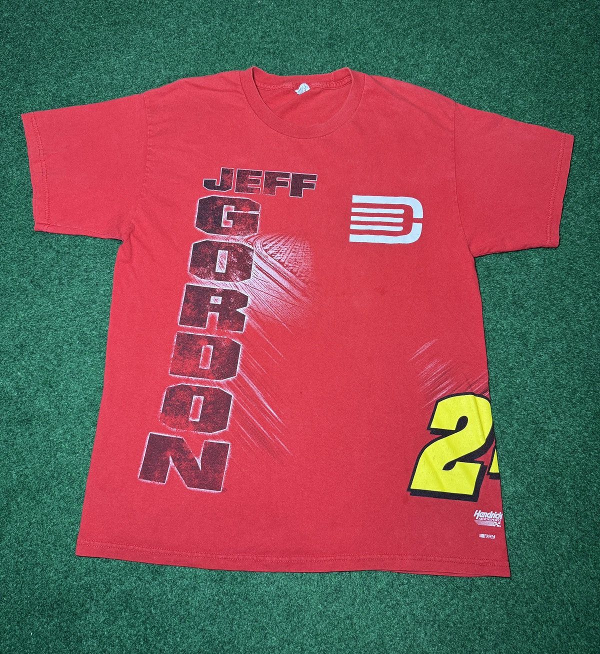NASCAR × Vintage Y2K Jeff Gordon Nascar #24 Large Hip Hop Grunge Red T Shirt Size US L / EU 52-54 / 3 - 1 Thumbnail