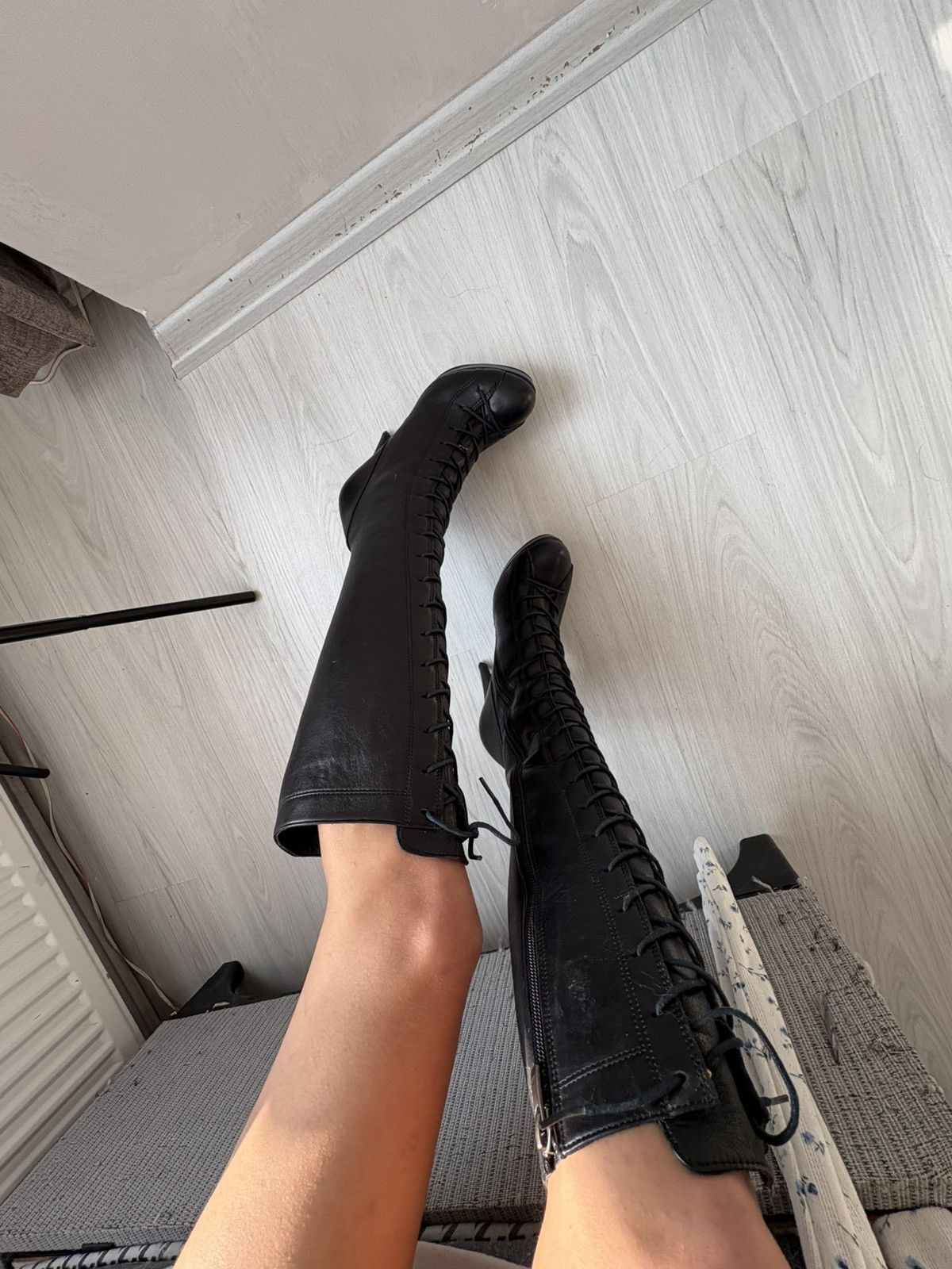 Vintage y2k leather boots Size US 9.5 / IT 39.5 - 4 Thumbnail