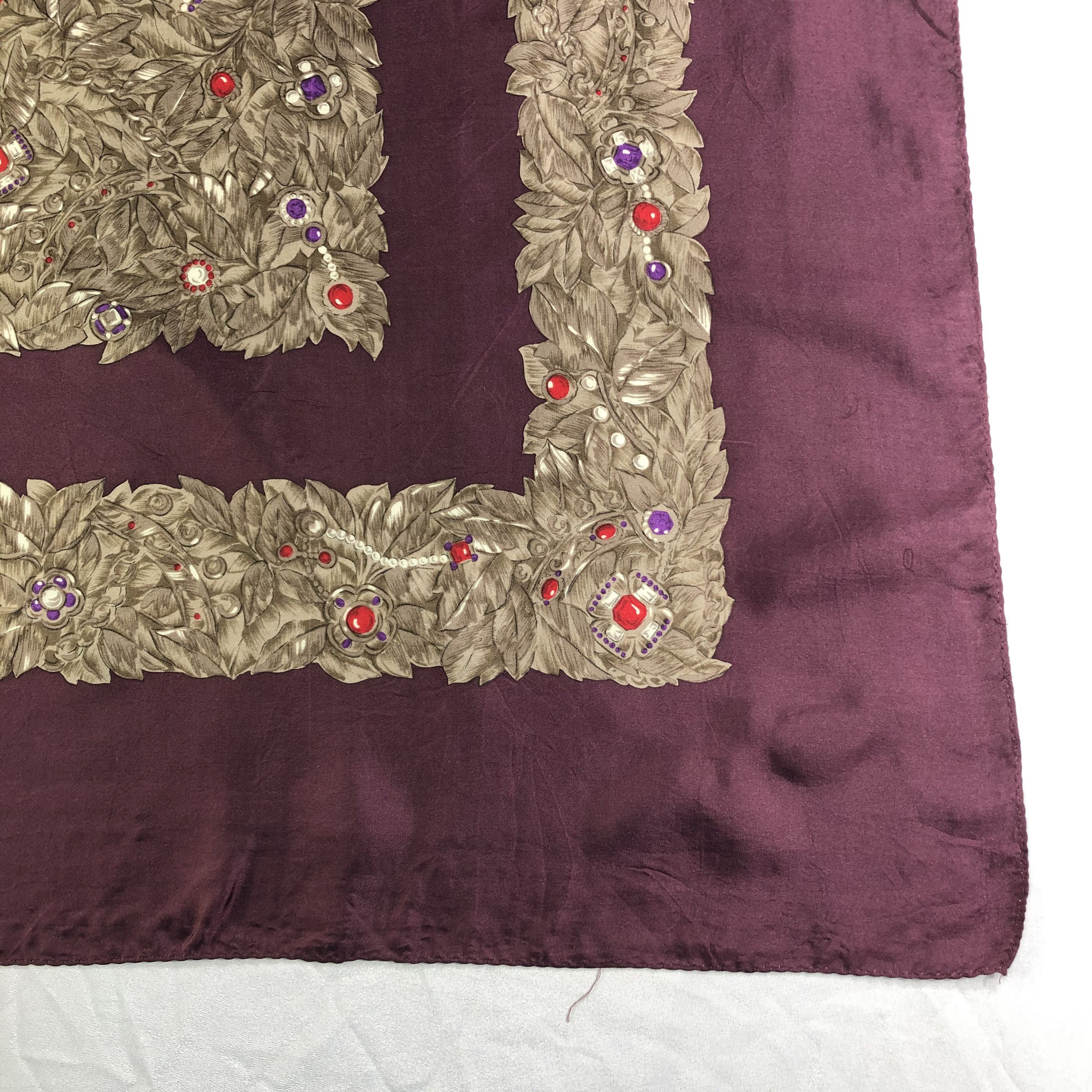 Vintage Vintage Silk Scarf Size ONE SIZE - 3 Thumbnail