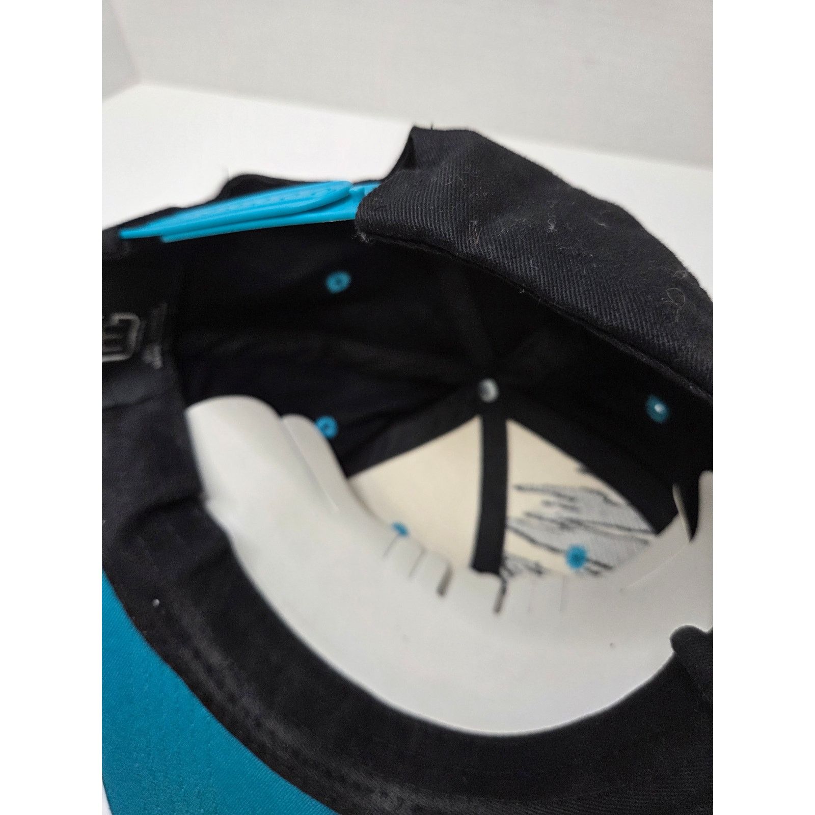 NFL M Fashions Carolina Snapback Hat Black Blue White Mens Cap Size ONE SIZE - 9 Thumbnail