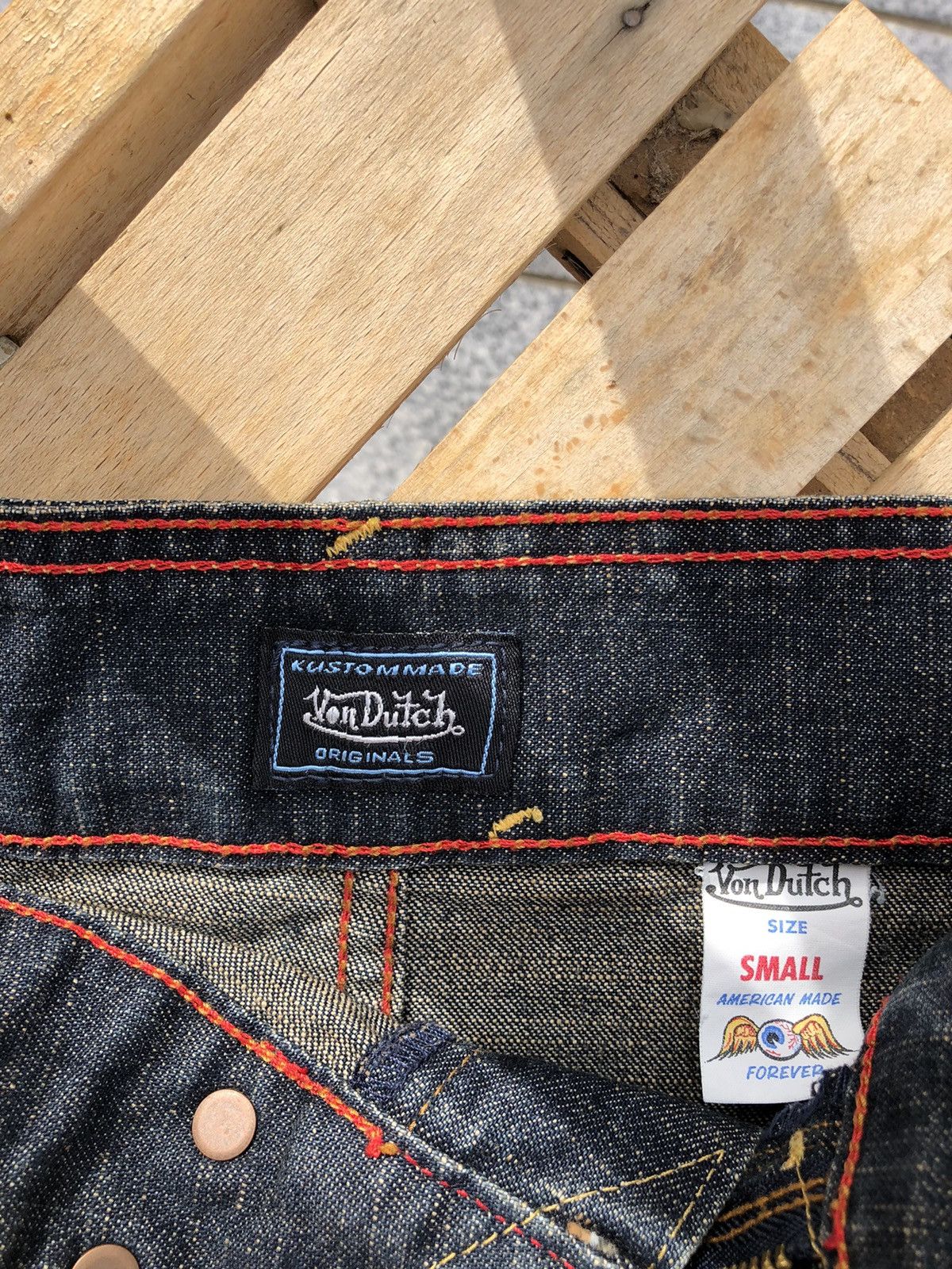 Vintage Vintage Von Dutch mini skirt Y2K Size 27" / US 4 / IT 40 - 5 Thumbnail