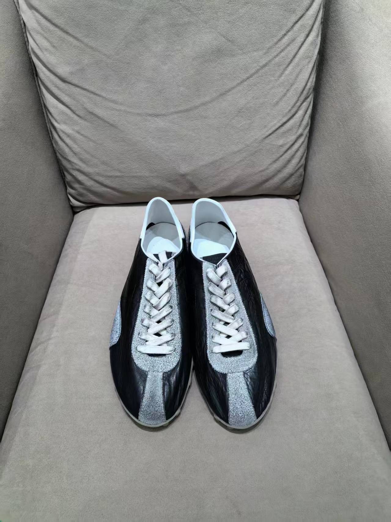 Maison Margiela NIB MM low-top sneakers - Black, 43 Maison Margiela Size US 10 / EU 43 - 3 Thumbnail