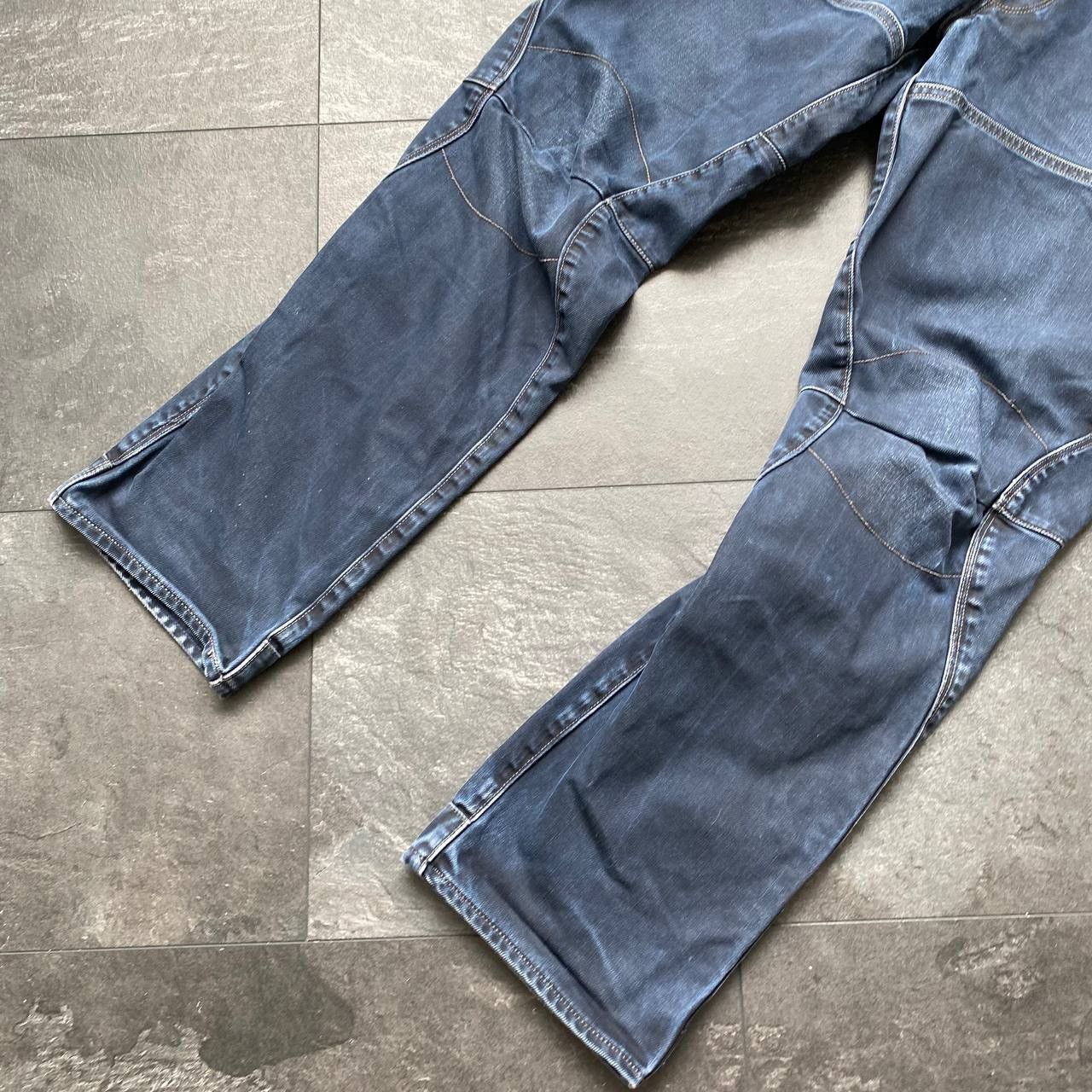 G-Star × Japanese Brand × Vintage Vintage Gstar Raw 96 Jeans Big Logo Baggy Streetwear Size US 34 / EU 50 - 10 Thumbnail