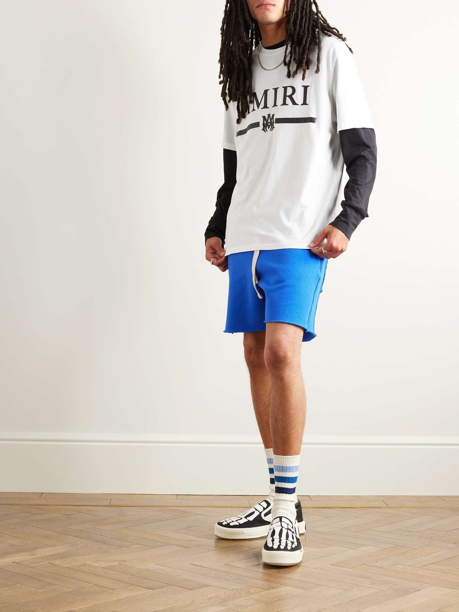 Amiri o1orln0426 Logo-Appliquéd Cotton-Jersey T-Shirt in White Size US L / EU 52-54 / 3 - 2 Thumbnail