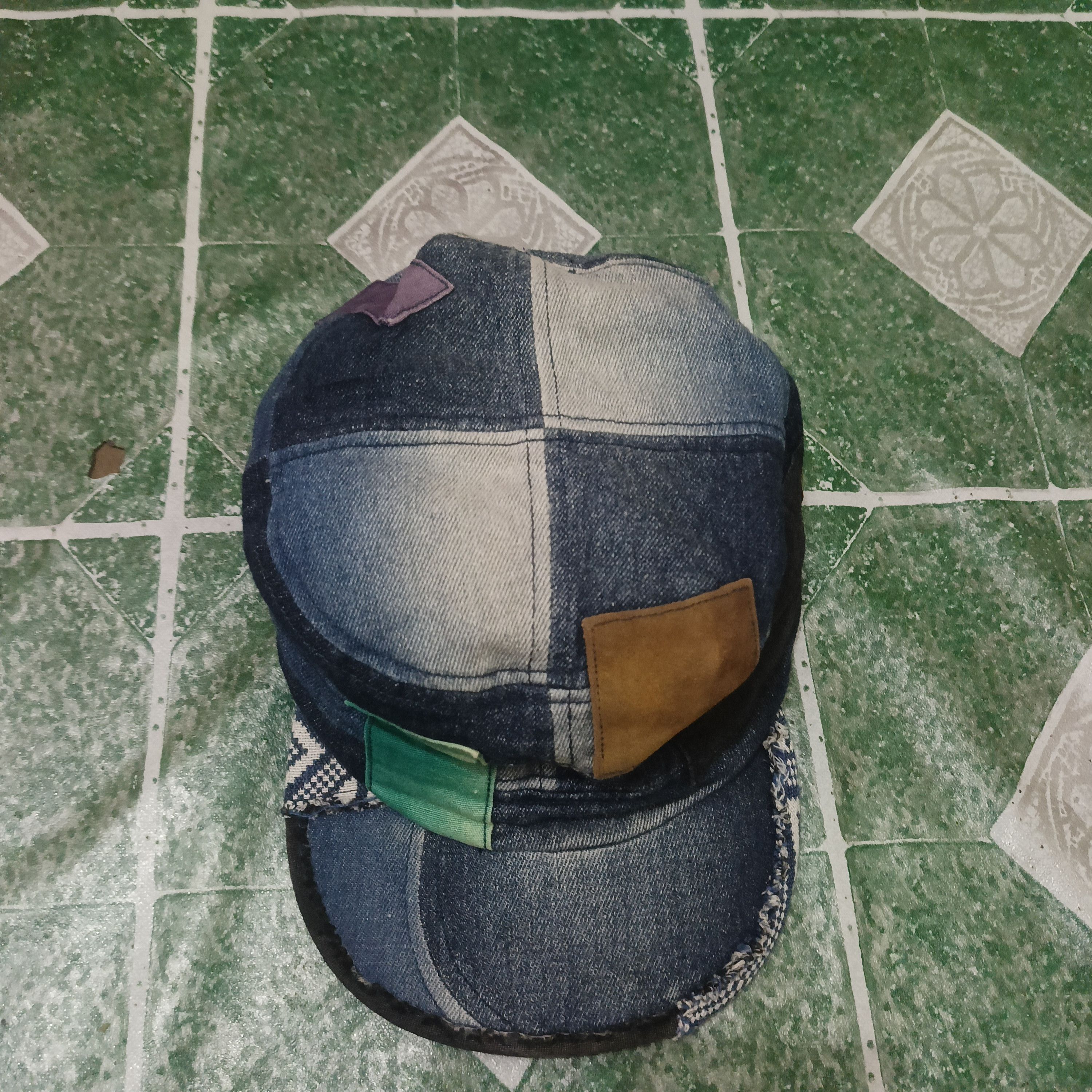 If Six Was Nine 💥Rare💥Insane Japan GRACE Denim Patchwork Military Design Size ONE SIZE - 9 Thumbnail