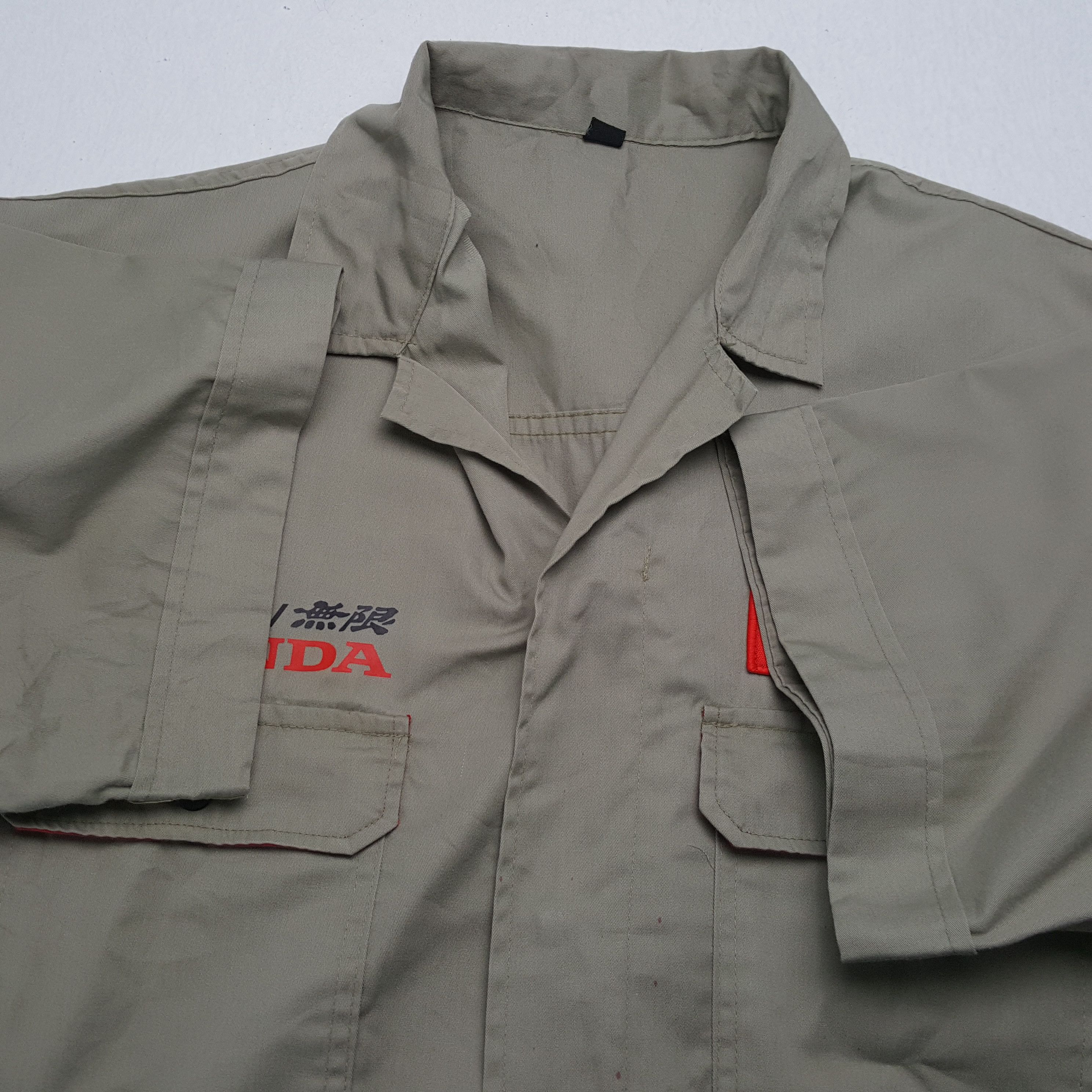 Vintage BRIDGESTONE X Custom Art MUGEN HONDA Coverall Jacket Size US M / EU 48-50 / 2 - 13 Thumbnail