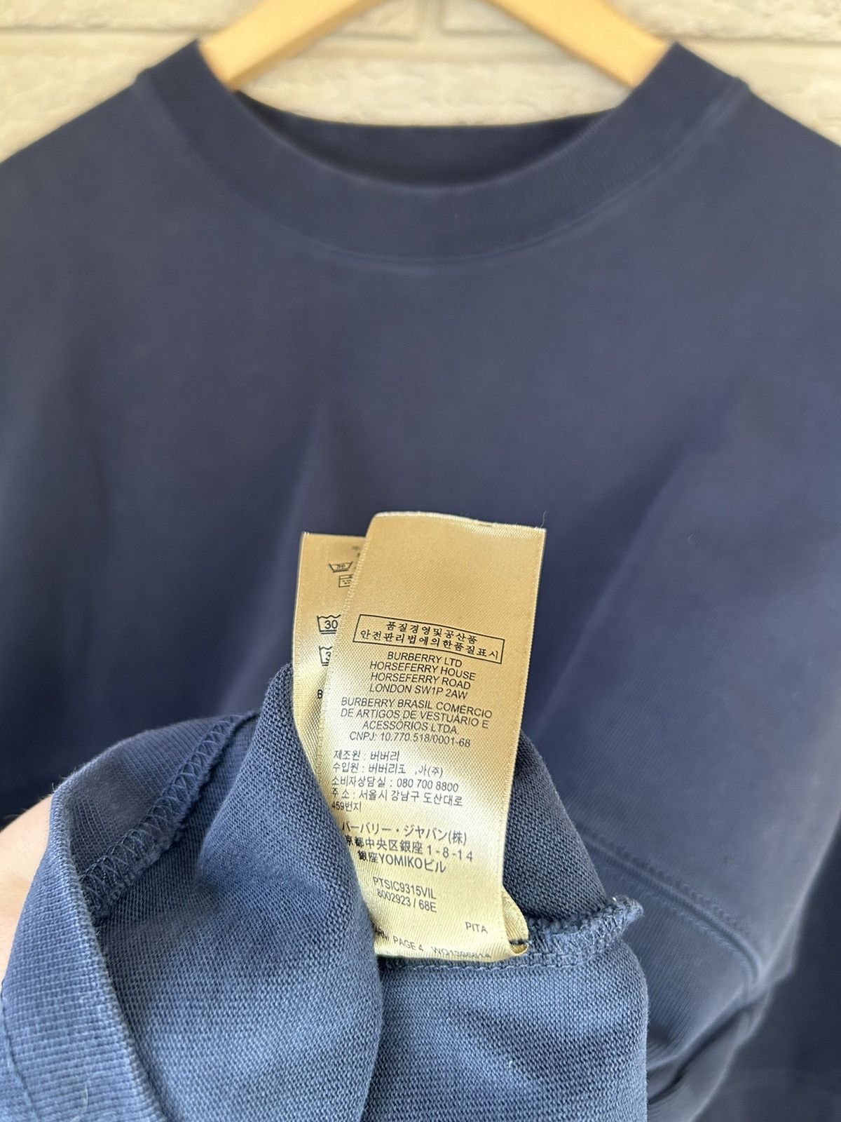 Burberry Burberry Big Logo Spell Out Long Sleeve Size US S / EU 44-46 / 1 - 11 Thumbnail