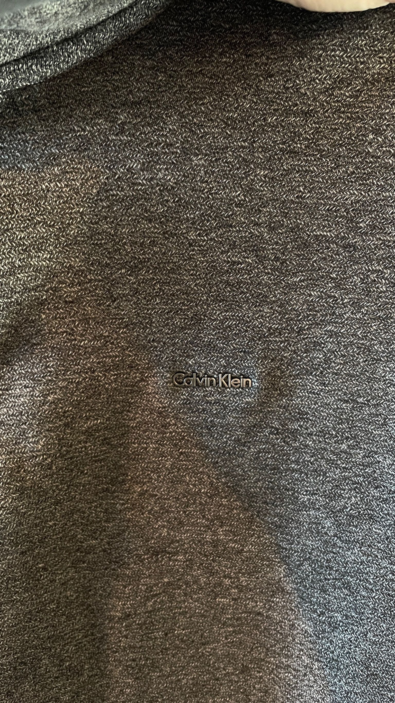 Calvin Klein GREY QUARTER ZIP JUMPER CALVIN KLEIN (M) Size US M / EU 48-50 / 2 - 3 Thumbnail