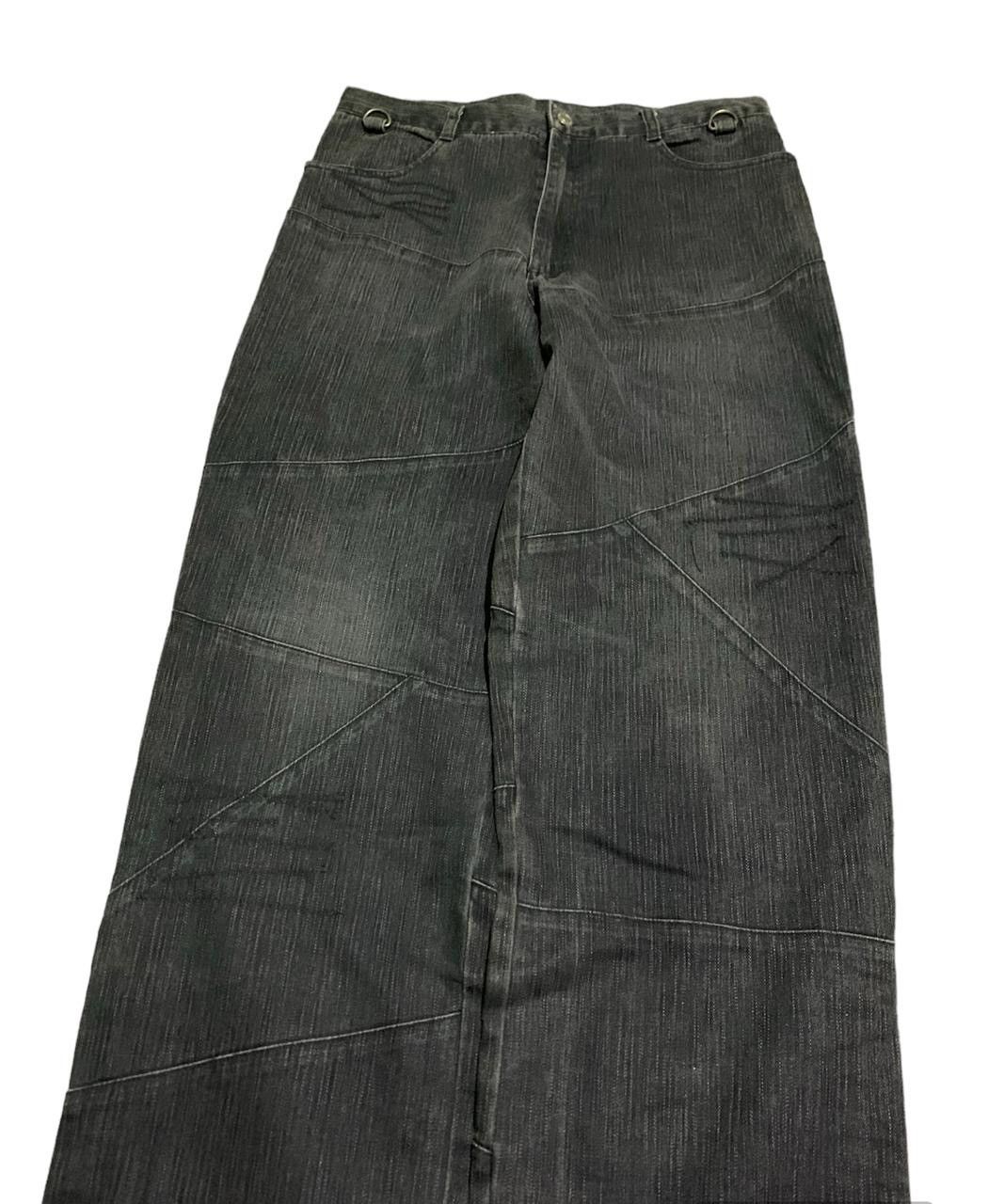 Japanese brand slash number denim pants