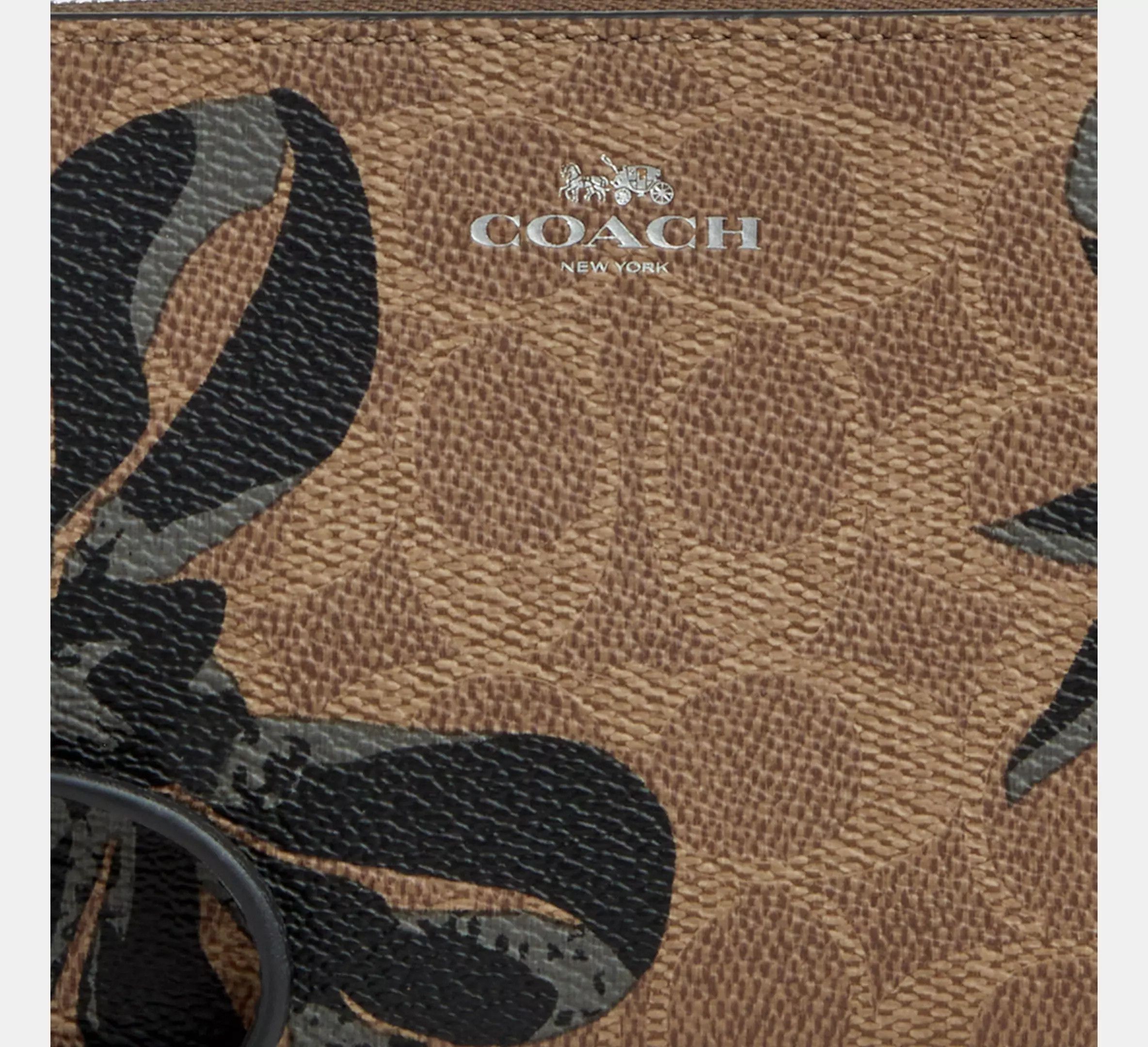 Coach Corner Zip Wristlet Zodiac sold Gemeni motif