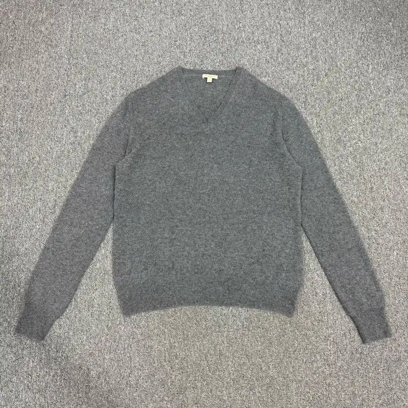 Burberry Gray Wool Men's Shirt Size XL