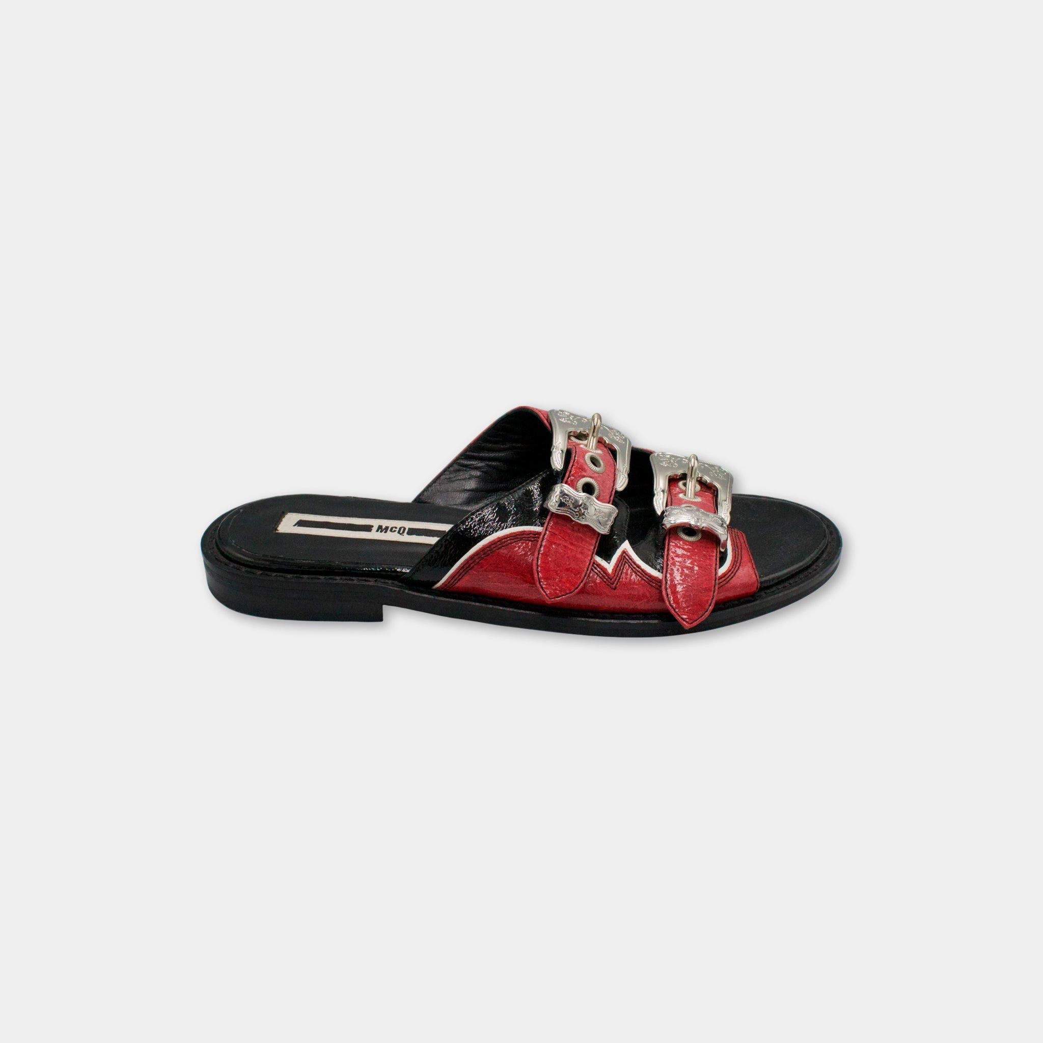Alexander McQueen McQueen Buckle Sandals Size US 8 / IT 38 - 4 Thumbnail
