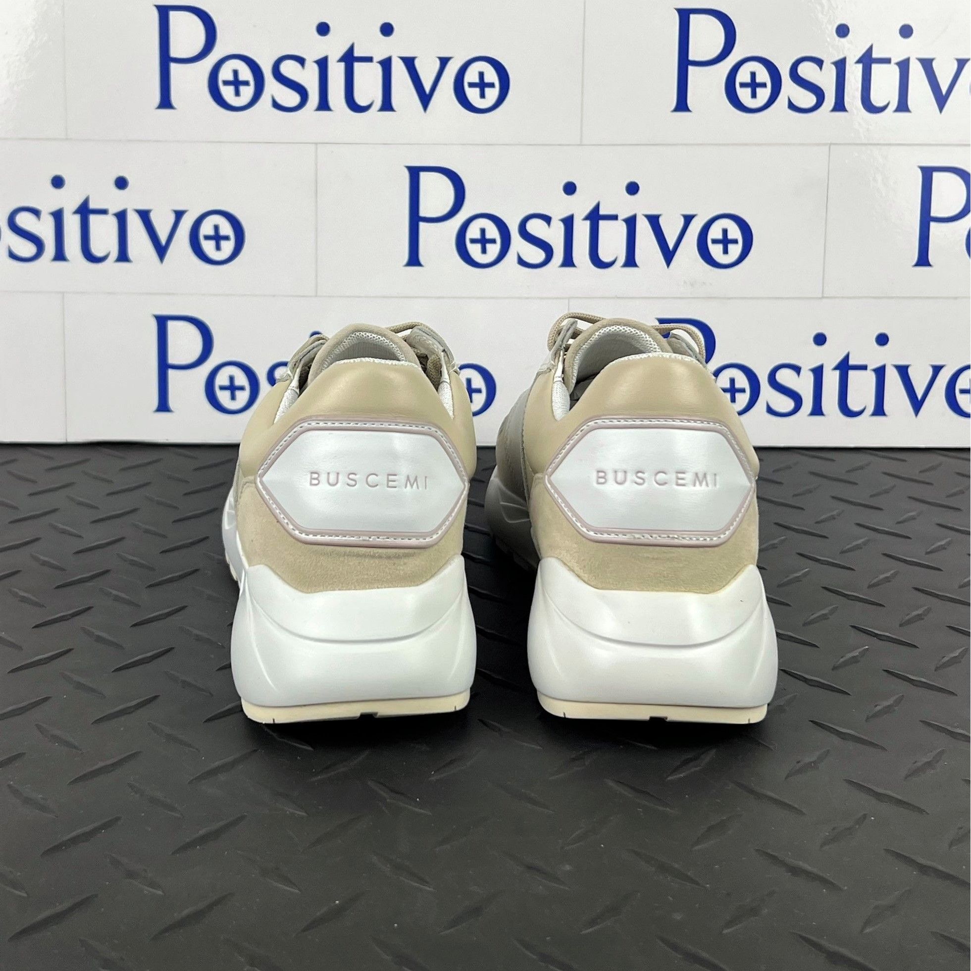 Buscemi Buscemi Ventura Off White Leather Sneakers US 7 SAMPLE Size US 7 / IT 37 - 6 Thumbnail