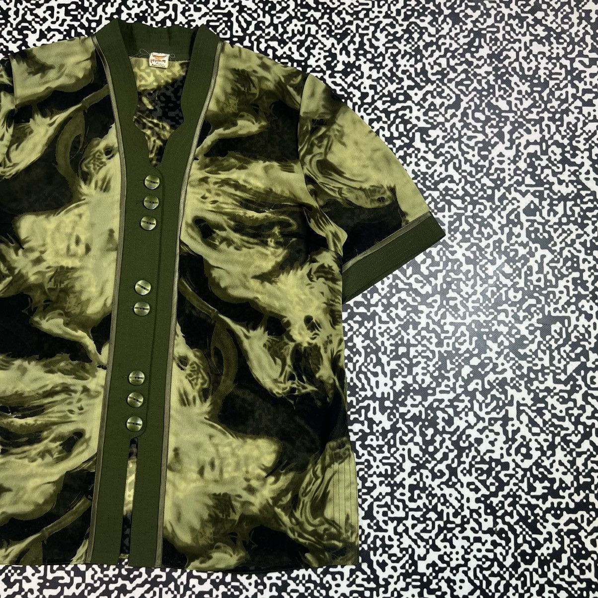 Japanese Brand Vintage Y2K Japanese Style Retro Abstract Print Shirt 90s Size L / US 10 / IT 46 - 5 Thumbnail