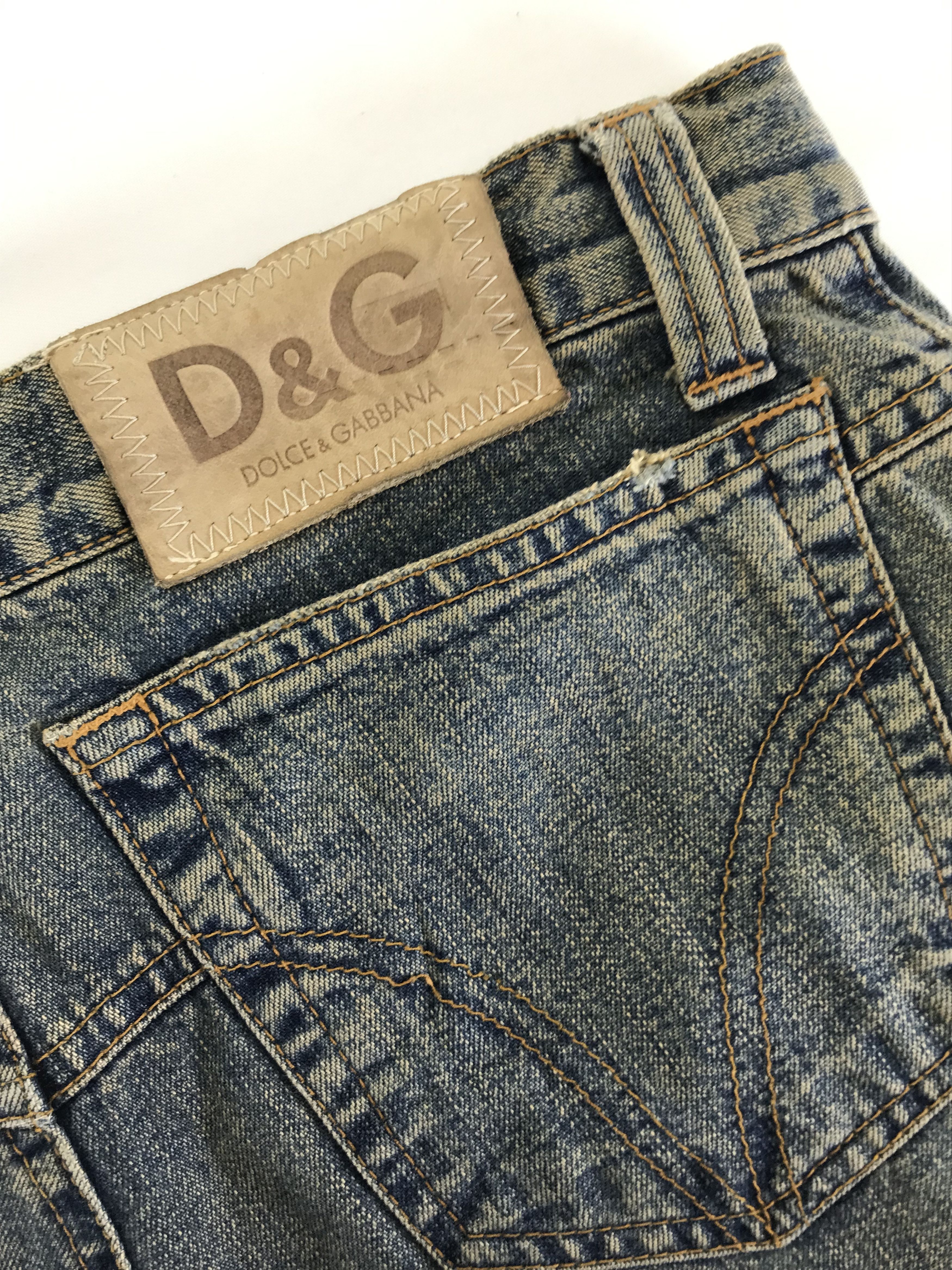 Dolce & Gabbana Vintage Dolce & Gabbana Mud Wash Stylish Jeans Size 28" / US 6 / IT 42 - 14 Thumbnail