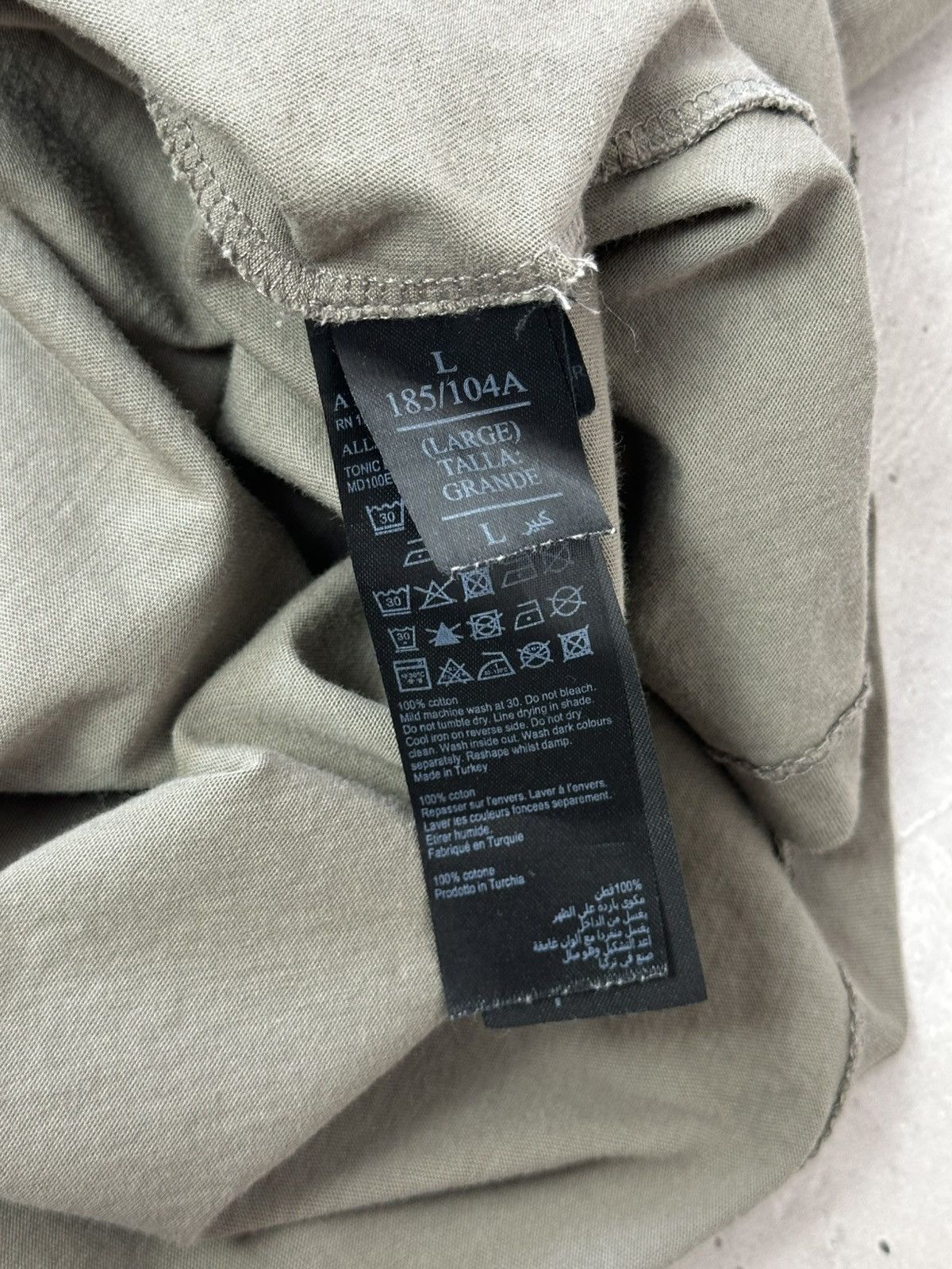 Allsaints Allsaints Tonic Khaki Crew Neck Cotton Long Sleeve Size US L / EU 52-54 / 3 - 8 Thumbnail
