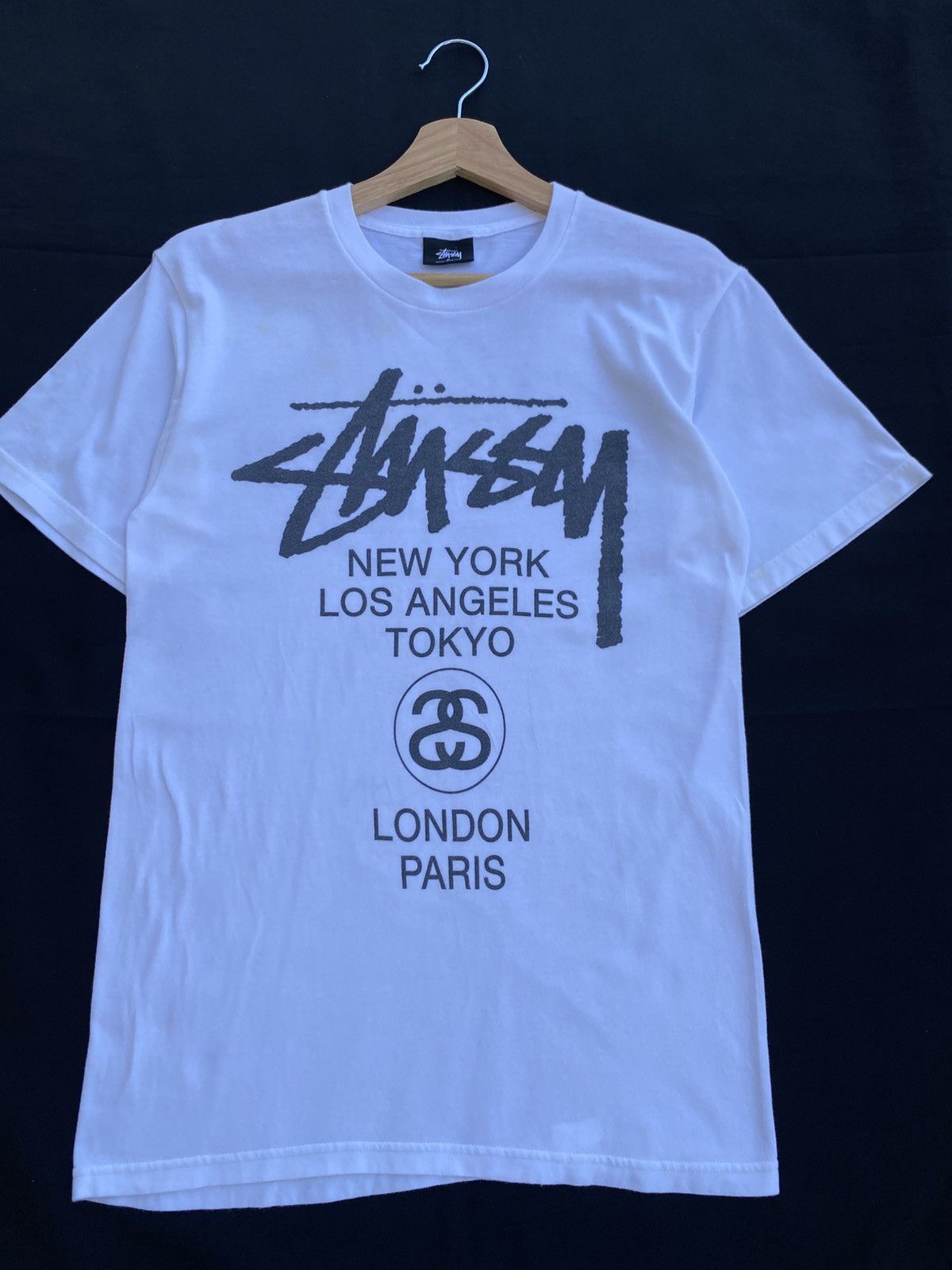 Stussy Rare Stussy New York,LA, Tokyo,London,Paris Tee Size US S / EU 44-46 / 1 - 5 Thumbnail