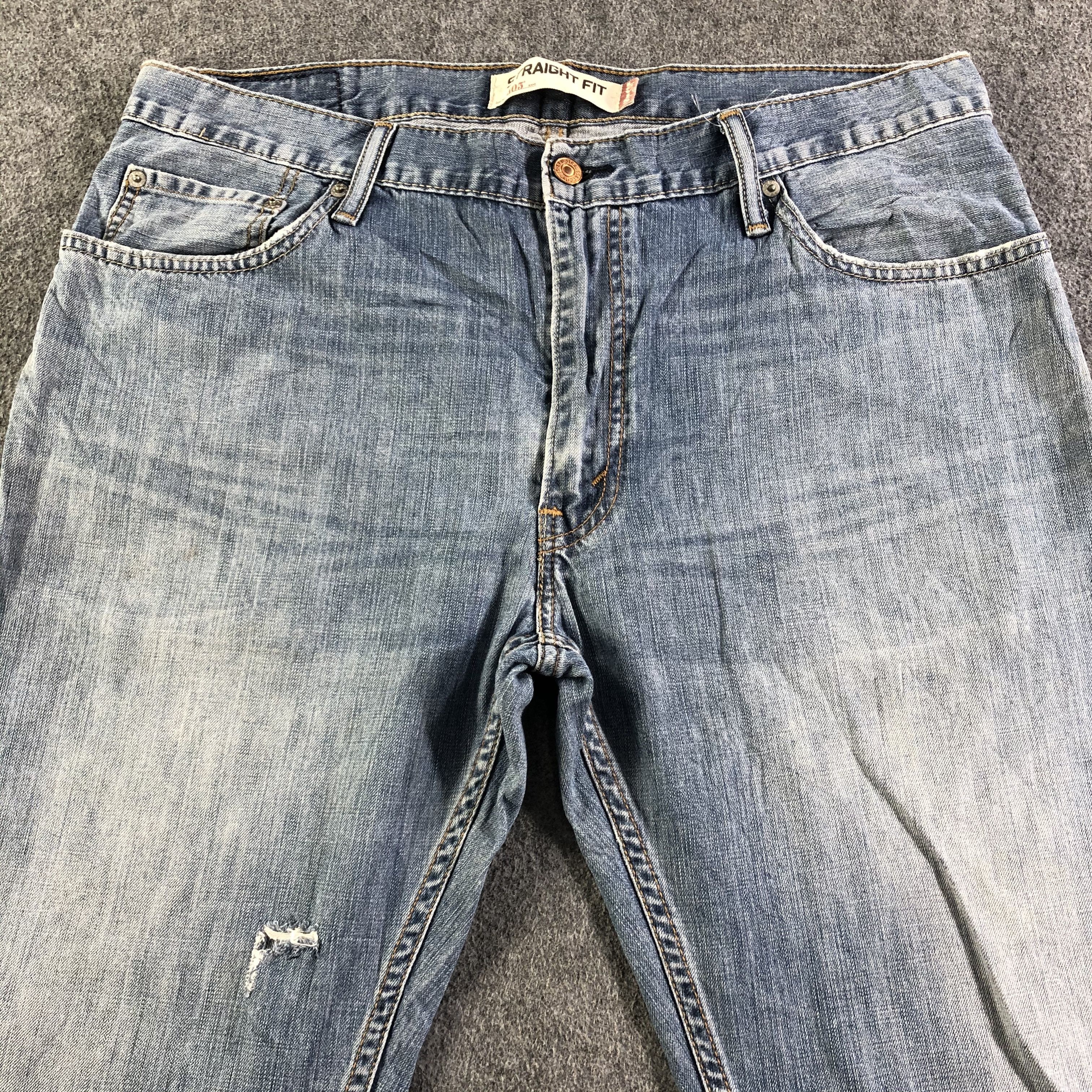 Levi's Vintage Blue Wash Levis 505 Jeans-J3134 Size US 38 / EU 54 - 3 Thumbnail