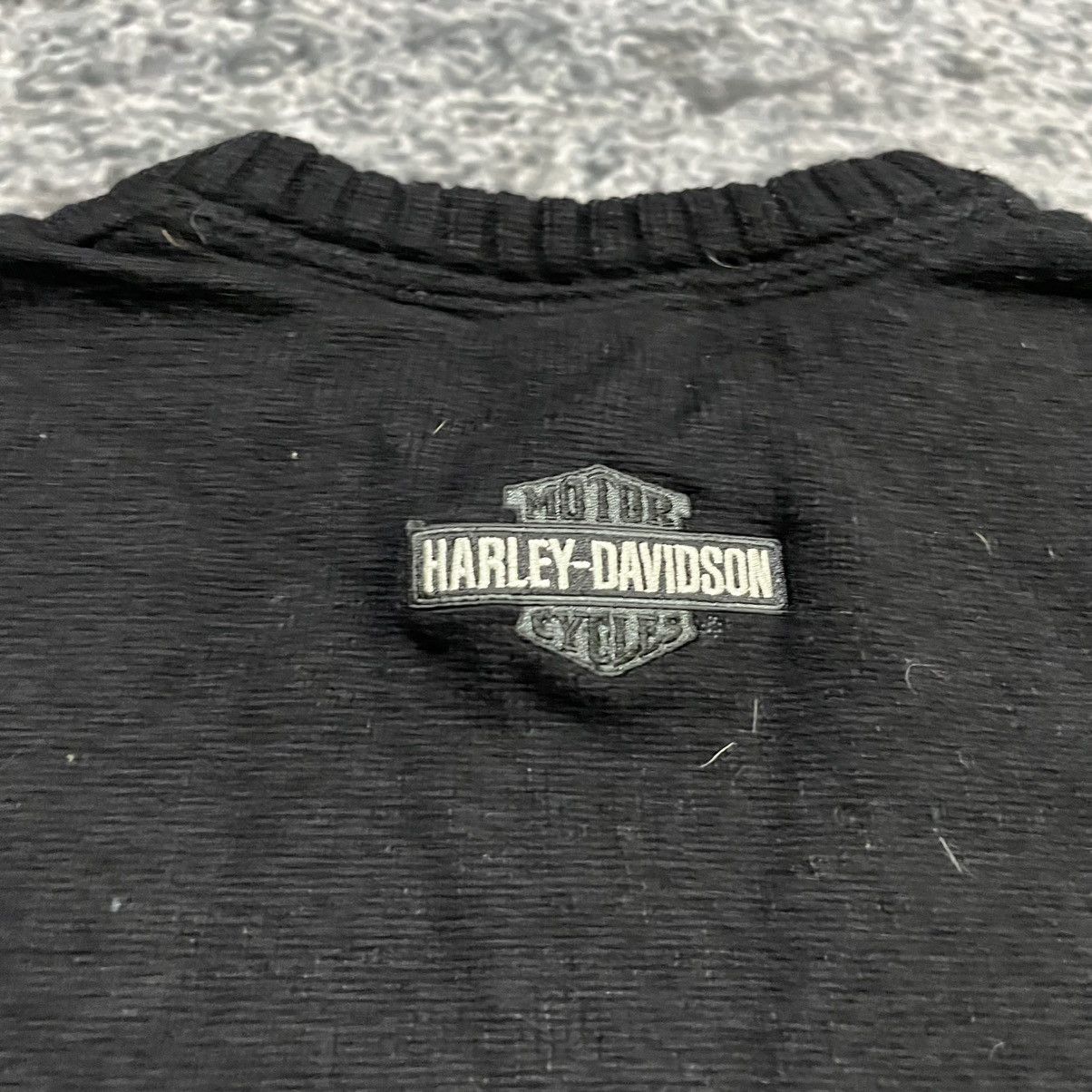 Harley Davidson Vintage Harley Davidson Embroidered Grunge Biker Sweater XXL Size US XXL / EU 58 / 5 - 7 Thumbnail