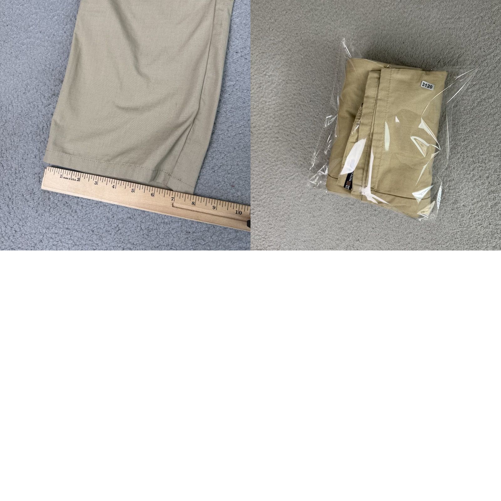 Vintage VINTAGE 5.11 Tactical Pro Pants Womens 6 Regular Khaki Ripstock Cargo Utility Distressed Size 28" / US 6 / IT 42 - 10 Thumbnail
