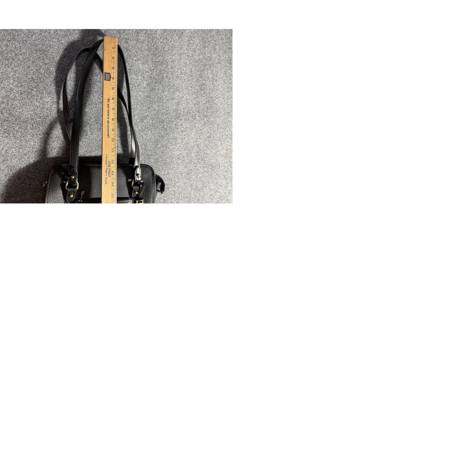 Dooney & Bourke Dooney & Bourke All Weather Leather Small Tote Pebbled Leather Black Handbag Size ONE SIZE - 12 Thumbnail