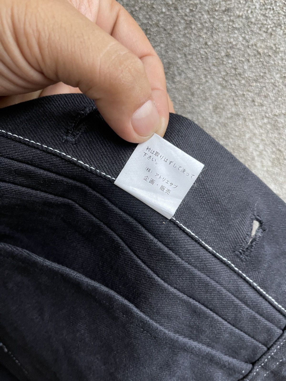 Japanese Brand Rare🔥Designer Atelier Sab Trucker Denim Jacket Size US L / EU 52-54 / 3 - 13 Thumbnail