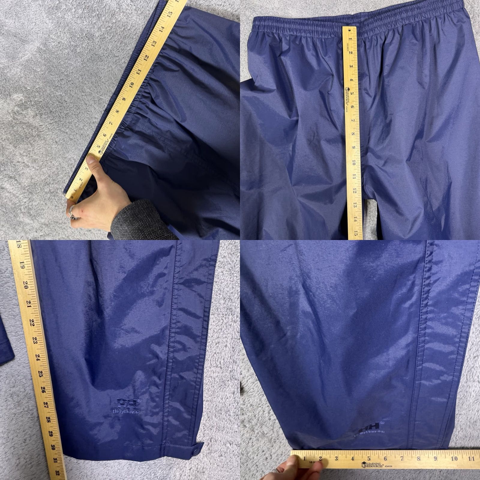 Helly Hansen Helly Hansen Pants Mens L Tech Waterproof Breathable Packable Hike Ski Outdoor Pants Redesign: Blue? Size US 33 - 8 Thumbnail