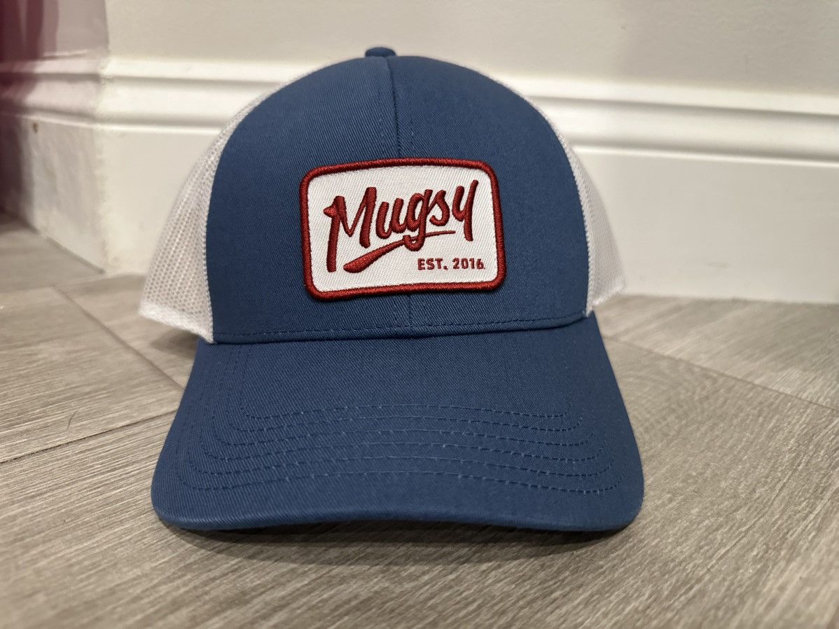Other Mugsy Jeans Trucker Blue White Red Hat Cap NEW Size ONE SIZE - 1 Thumbnail