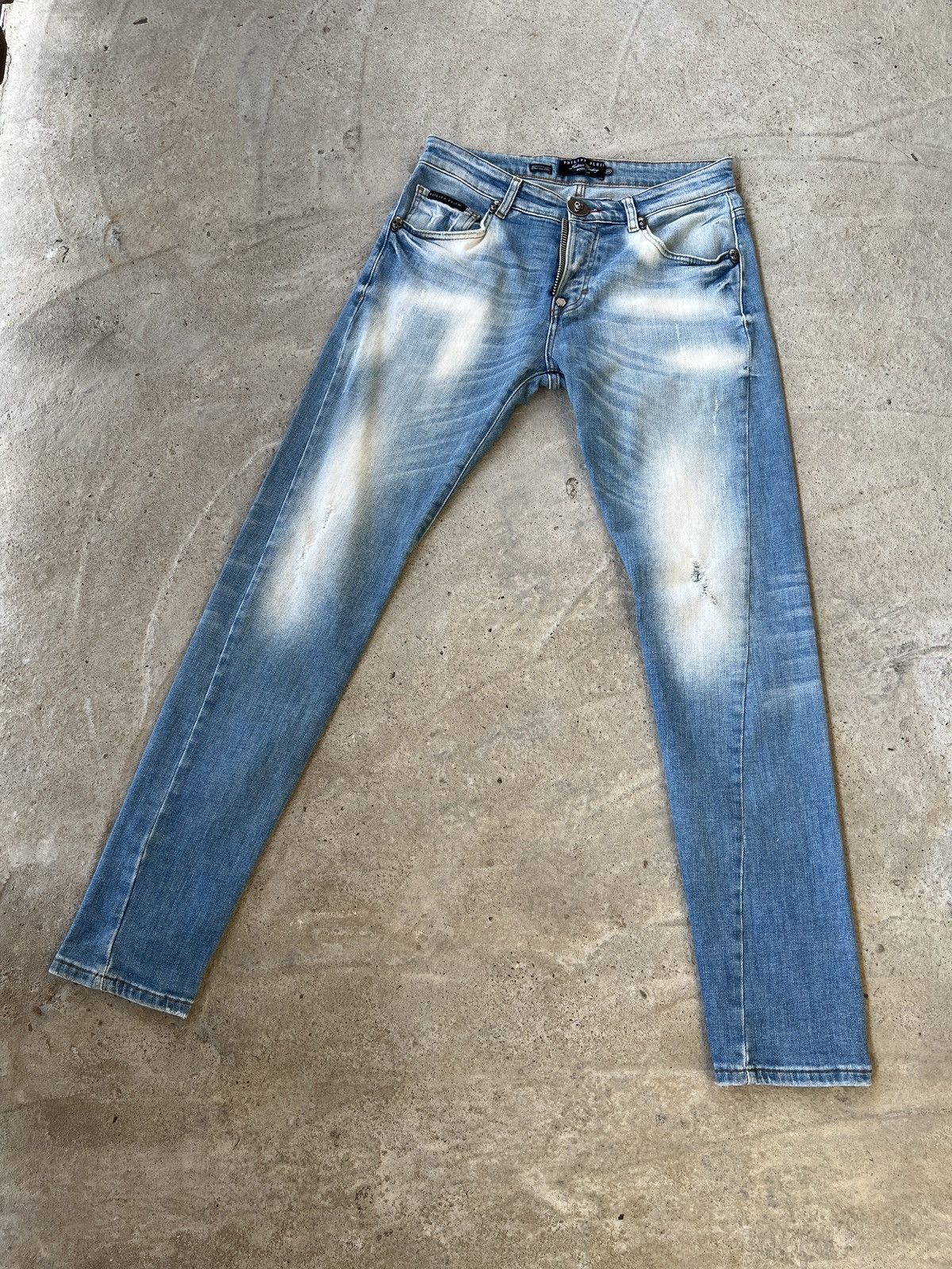 Philipp Plein Phillip Plein Indian Cowboy Boot Cut Jeans Size US 29 - 1 Thumbnail