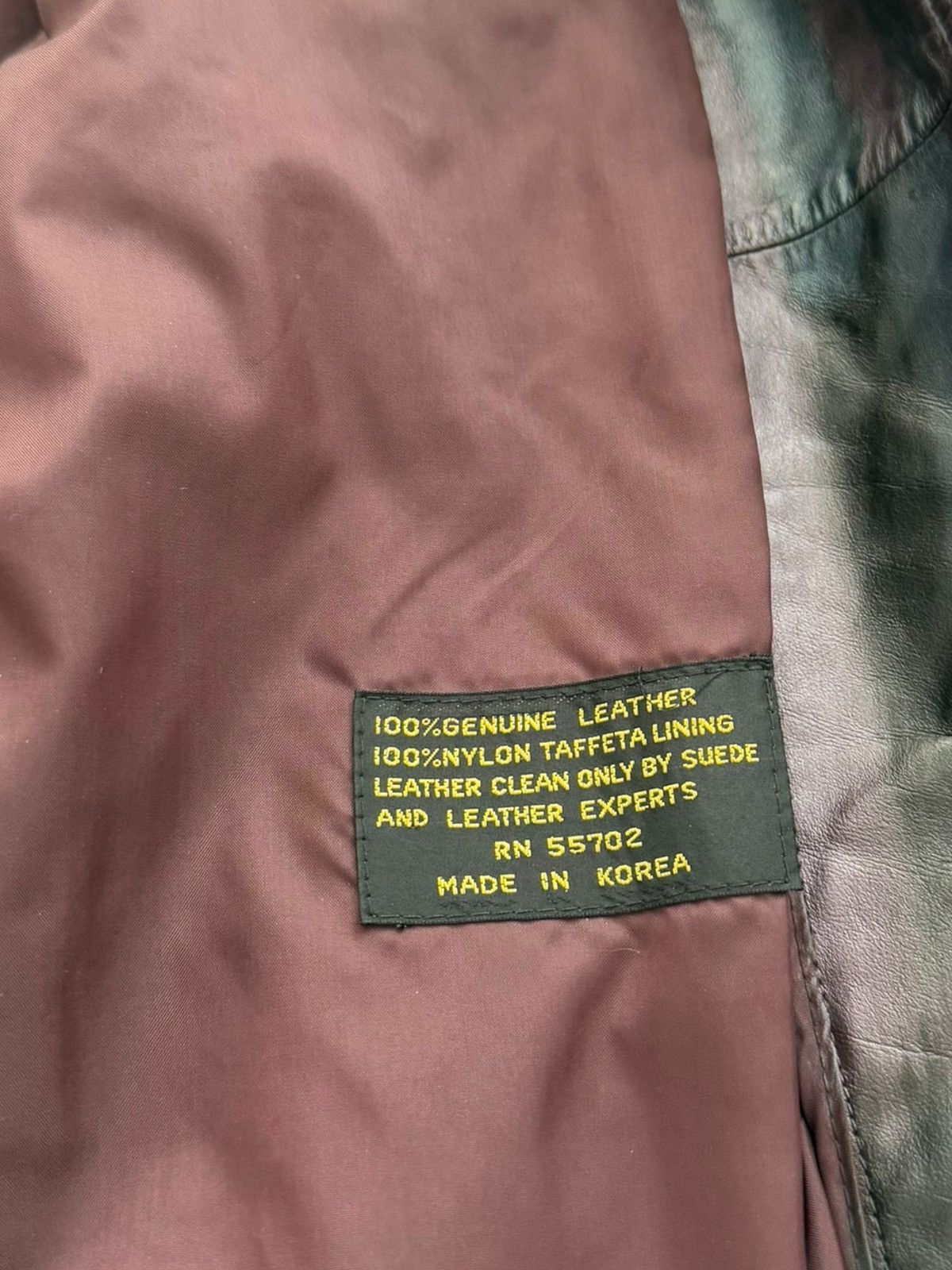 Geoffrey B. Small 1980’s Geoffrey OG Upcycled Hand Painted Leather Jacket Size US M / EU 48-50 / 2 - 7 Thumbnail