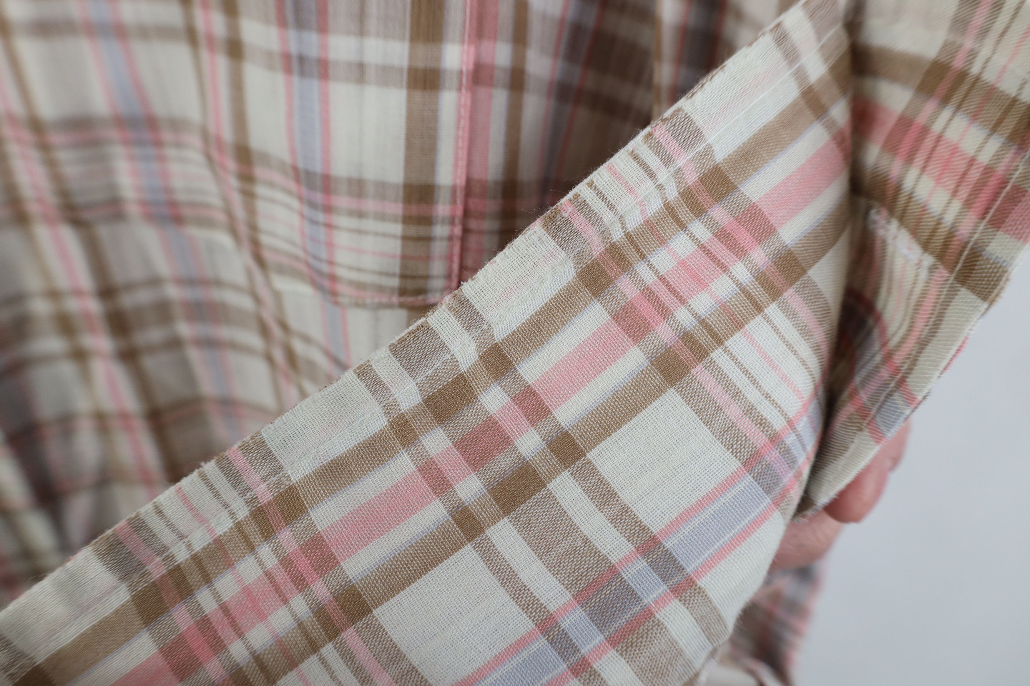 Vintage Vintage 60s 70s Western Collared Button Shirt Plaid USA Size US M / EU 48-50 / 2 - 8 Thumbnail