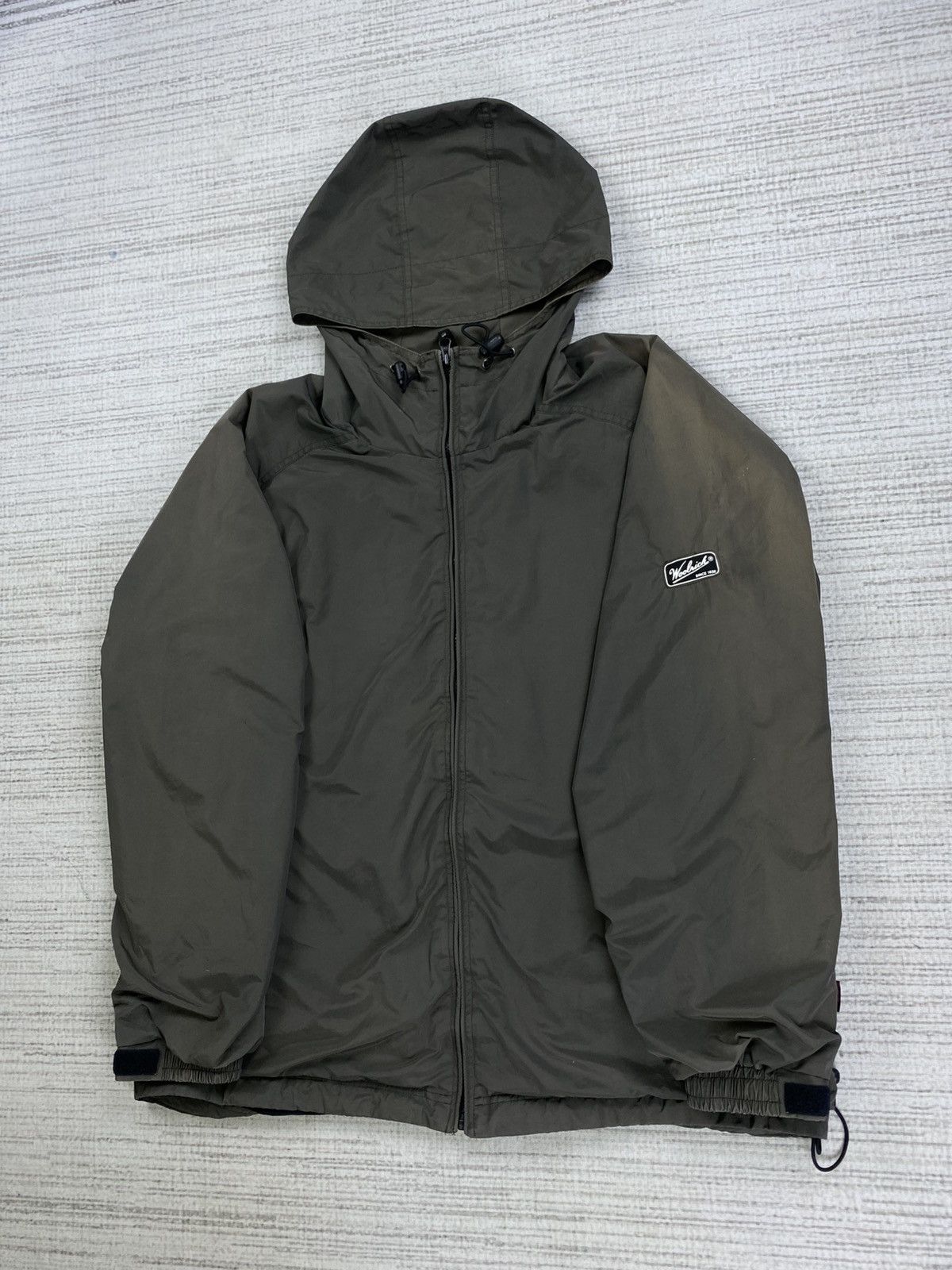 Vintage × Woolrich Woolen Mills Vintage Woolrich Faded Zipper Hoodie Jacket Size US L / EU 52-54 / 3 - 4 Thumbnail