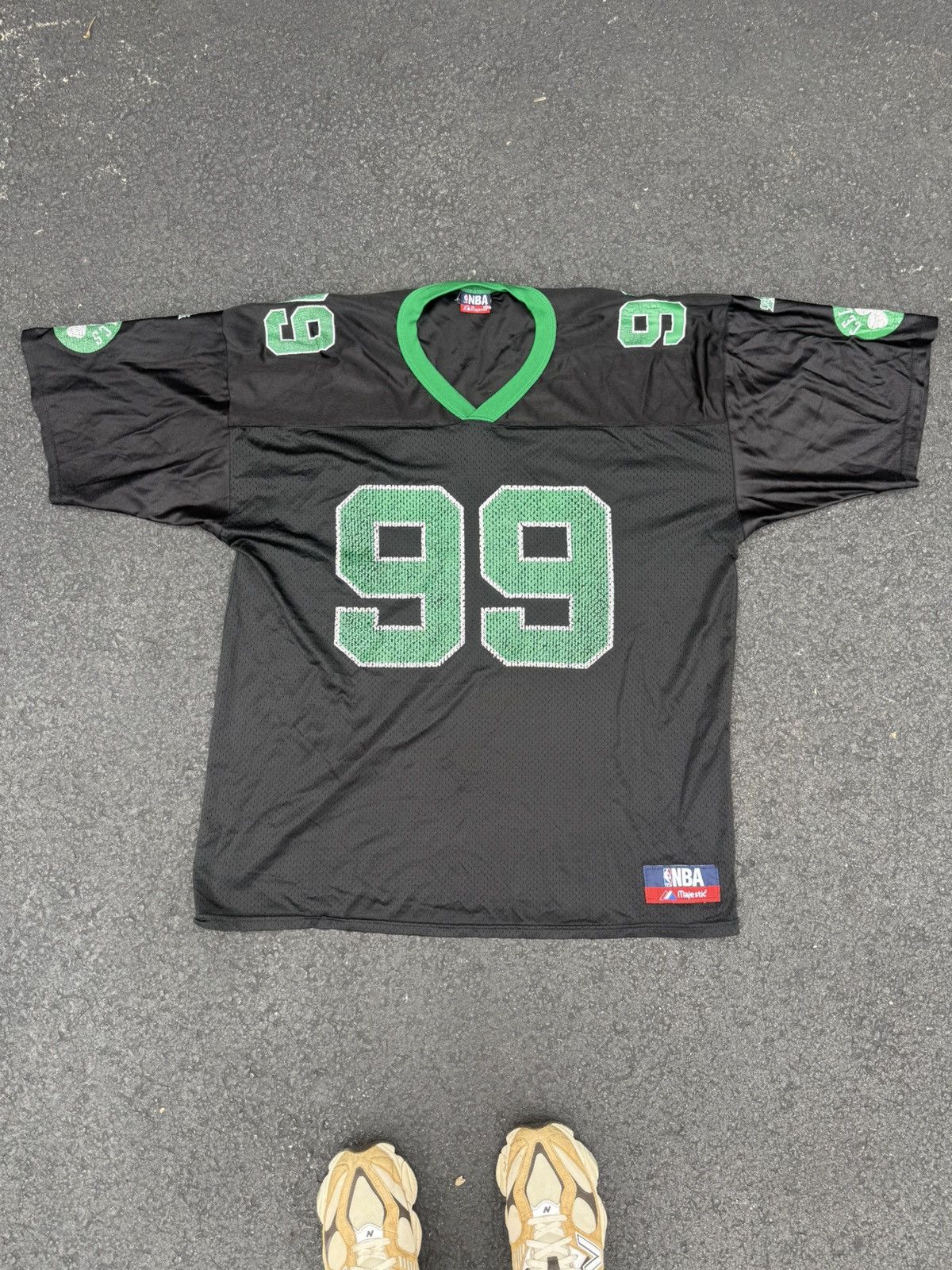 Majestic Vintage 90’s Boston Celtics football style jersey 99 Size US XXL / EU 58 / 5 - 2 Thumbnail