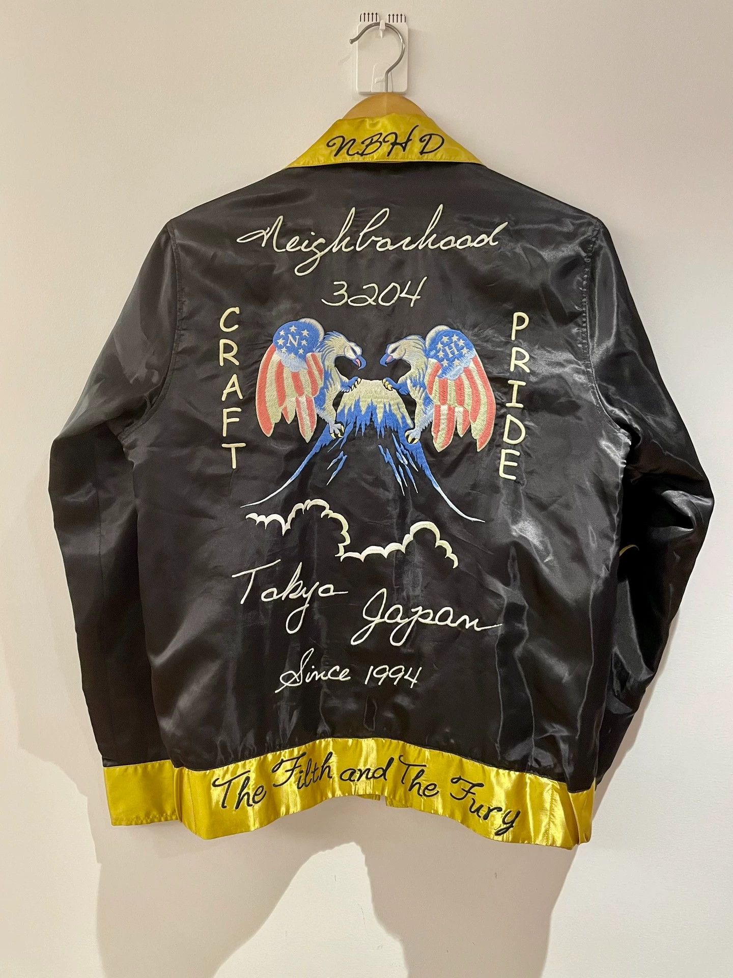 Neighborhood NEIGHBORHOOD 15ss Dragon Tiger Eagle Embroidered Satin Jkt M Size US M / EU 48-50 / 2 - 2 Thumbnail