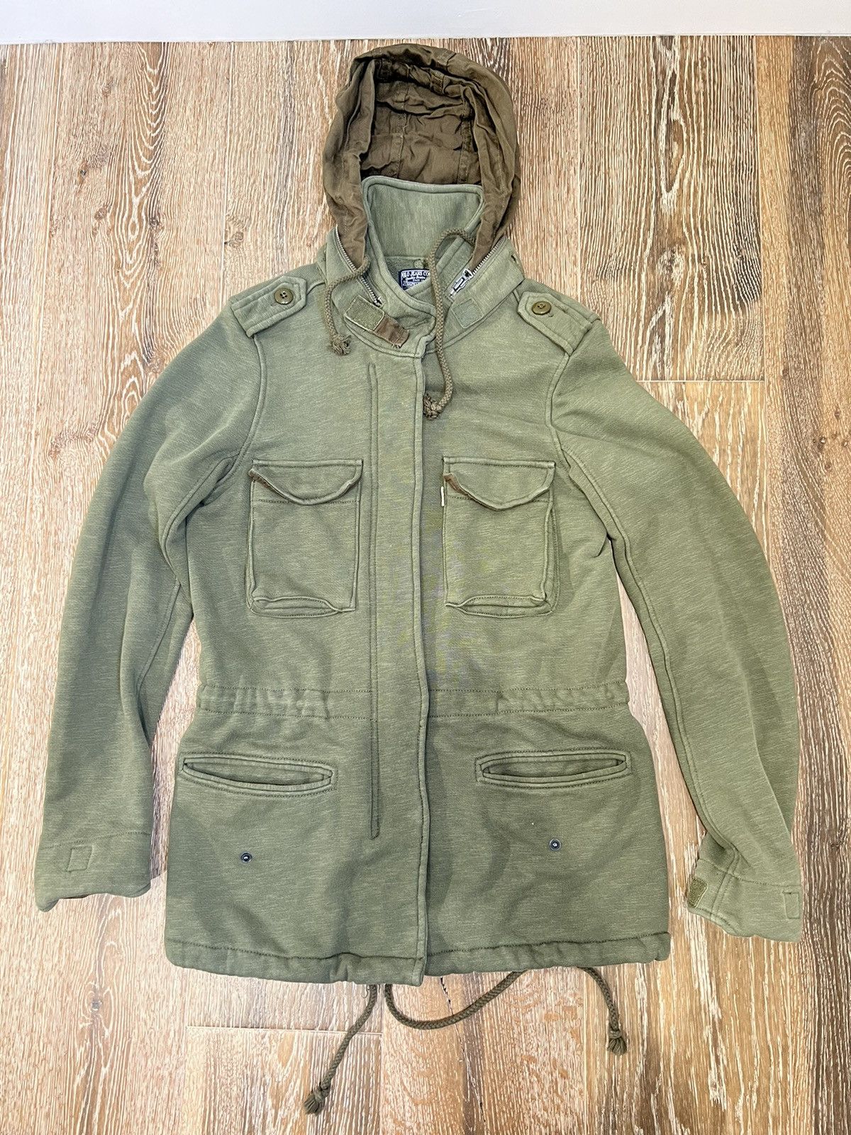 Polo Ralph Lauren Vintage polo jeans company surplus zipup hoodie Size US S / EU 44-46 / 1 - 1 Thumbnail