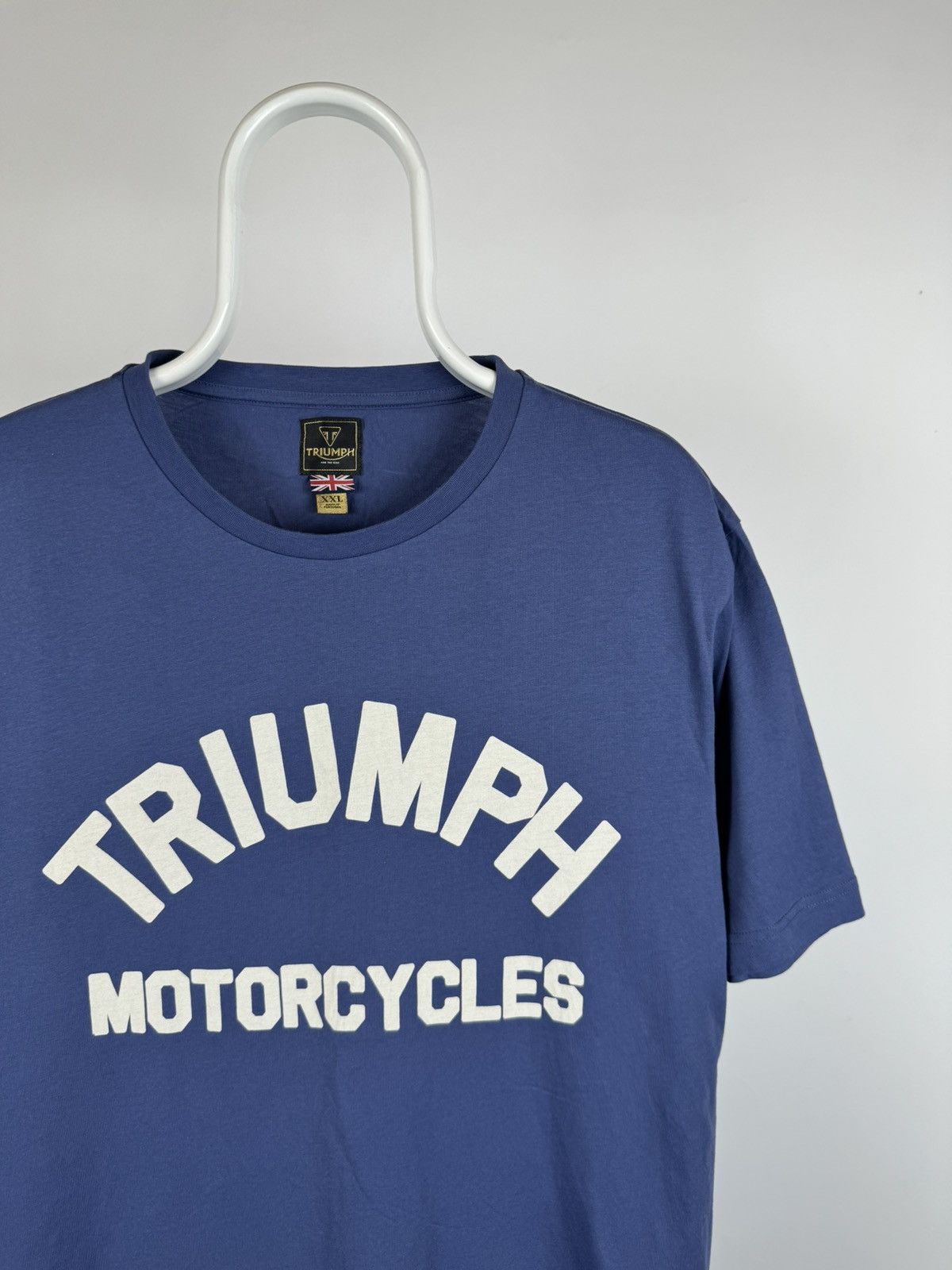 Vintage Triumph Motorcycles Big Logo Tee Size US XXL / EU 58 / 5 - 2 Thumbnail