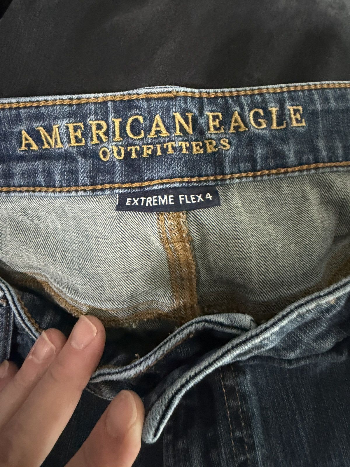 American Eagle Outfitters American Eagle AirFlex+ 4 Slim Fit Medium Wash Jeans 36x32 Size US 36 / EU 52 - 5 Thumbnail