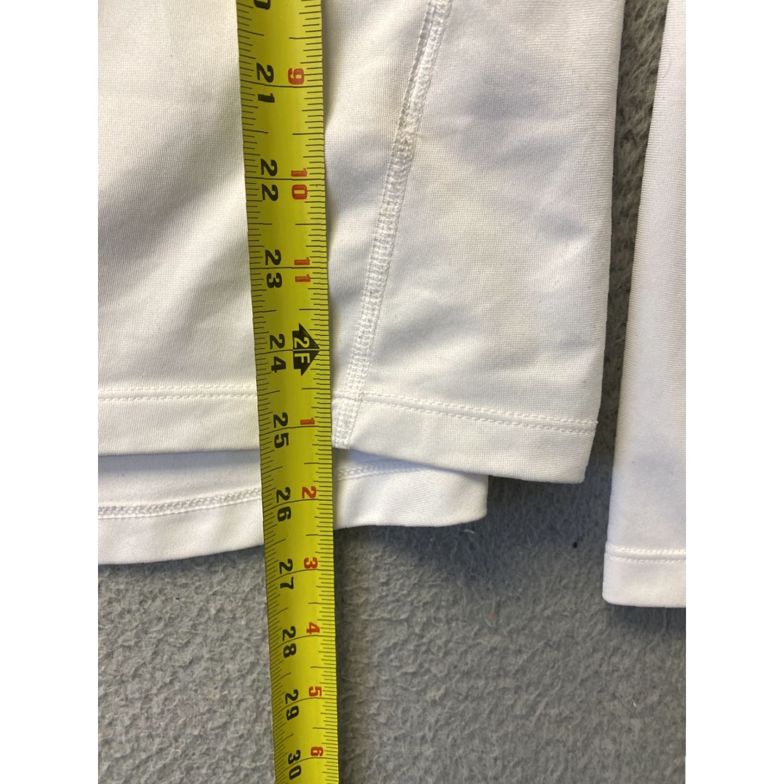 Nike Nike Sweater Golf Quarter Zip Dri Fit Swoosh Womens L White /95-51 Stretch Pockets 1/4 Zip All Seasons Pullover Size L / US 10 / IT 46 - 6 Thumbnail