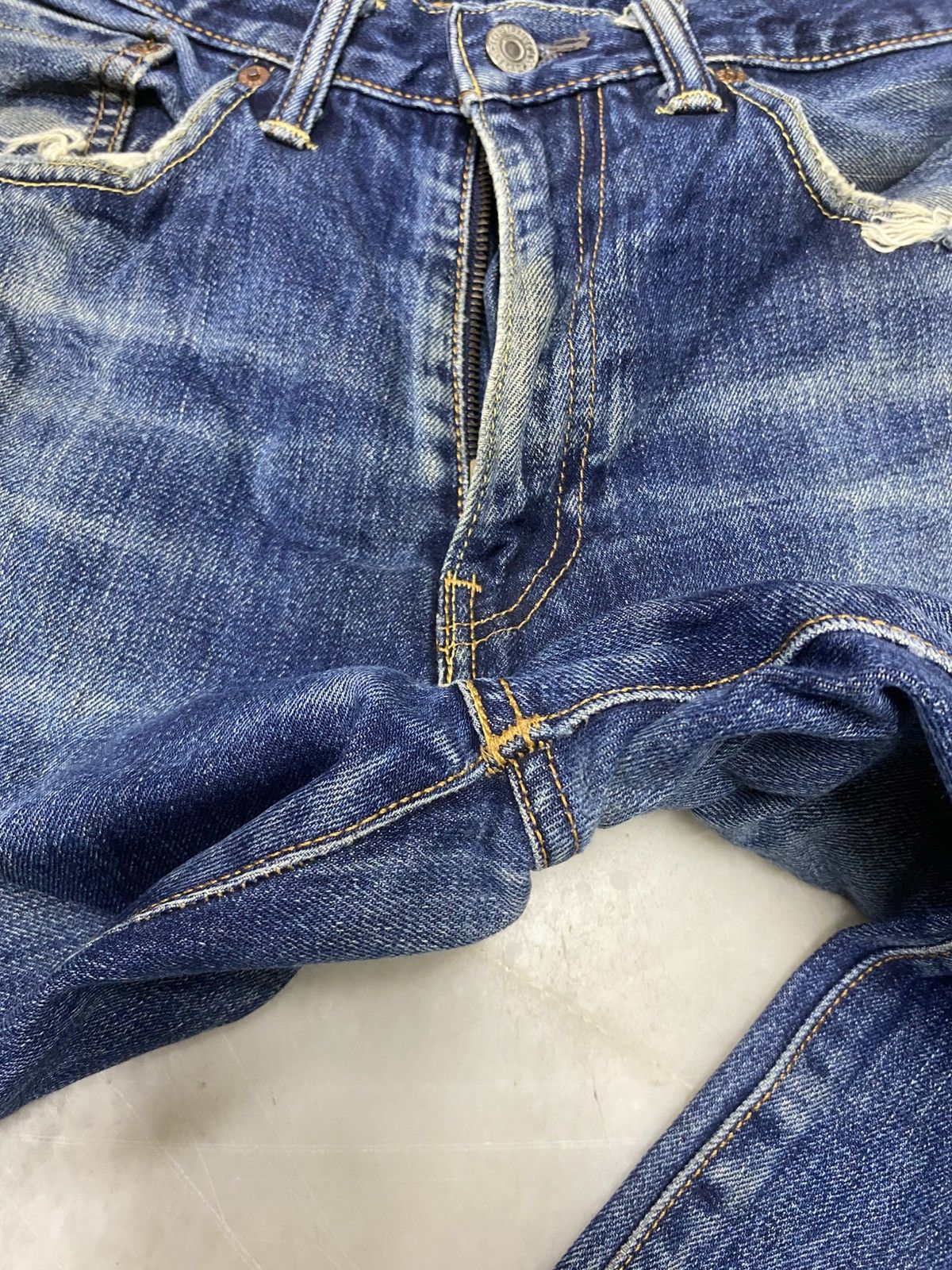 Levi's Size 31x26 Vintage Levis Distressed Jeans Faded Pants Denim Size US 31 - 8 Thumbnail
