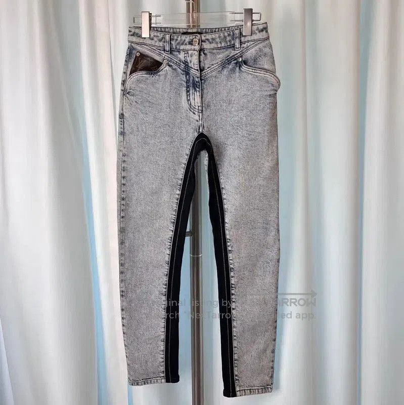 Louis Vuitton Light Blue Denim Pants for Women .