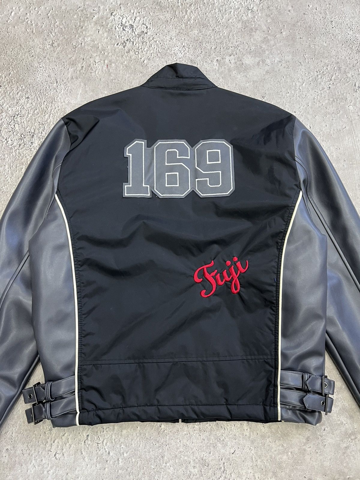 Vintage Vintage JAPANESE 90's F1 Leather Racing Jacket Size US S / EU 44-46 / 1 - 11 Thumbnail