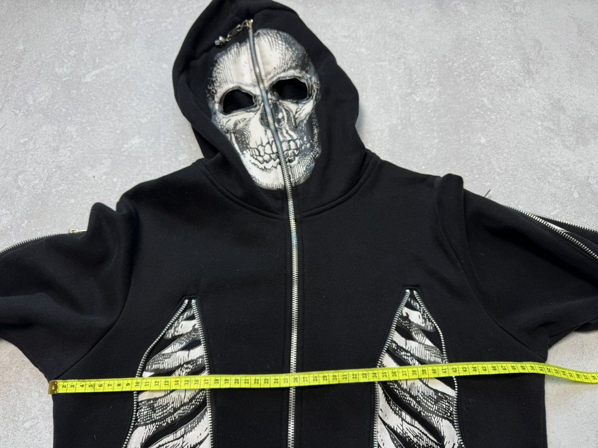 Other Living Dead Souls Banned Skeleton Zip Goth Emo Punk Drip Size XL / US 12-14 / IT 48-50 - 8 Thumbnail