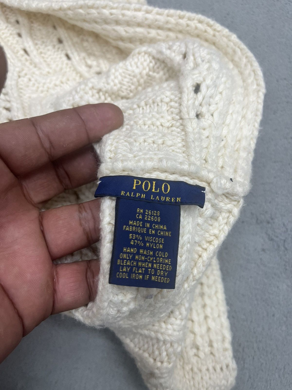 Polo Ralph Lauren ON SALE! VTG POLO RALPH LAUREN INFINITY SCARVE Size ONE SIZE - 3 Thumbnail