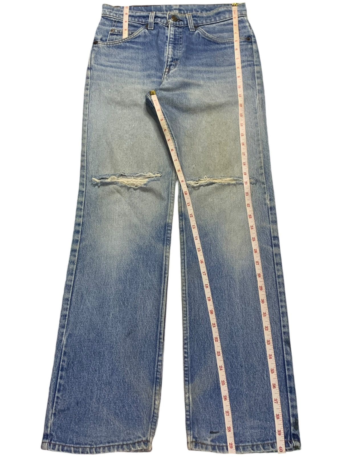 Levi's × Levi's Vintage Clothing Vintage 80s Levis 509 Orange Tab Distressed Mud Wash Jeans Size US 29 - 11 Thumbnail