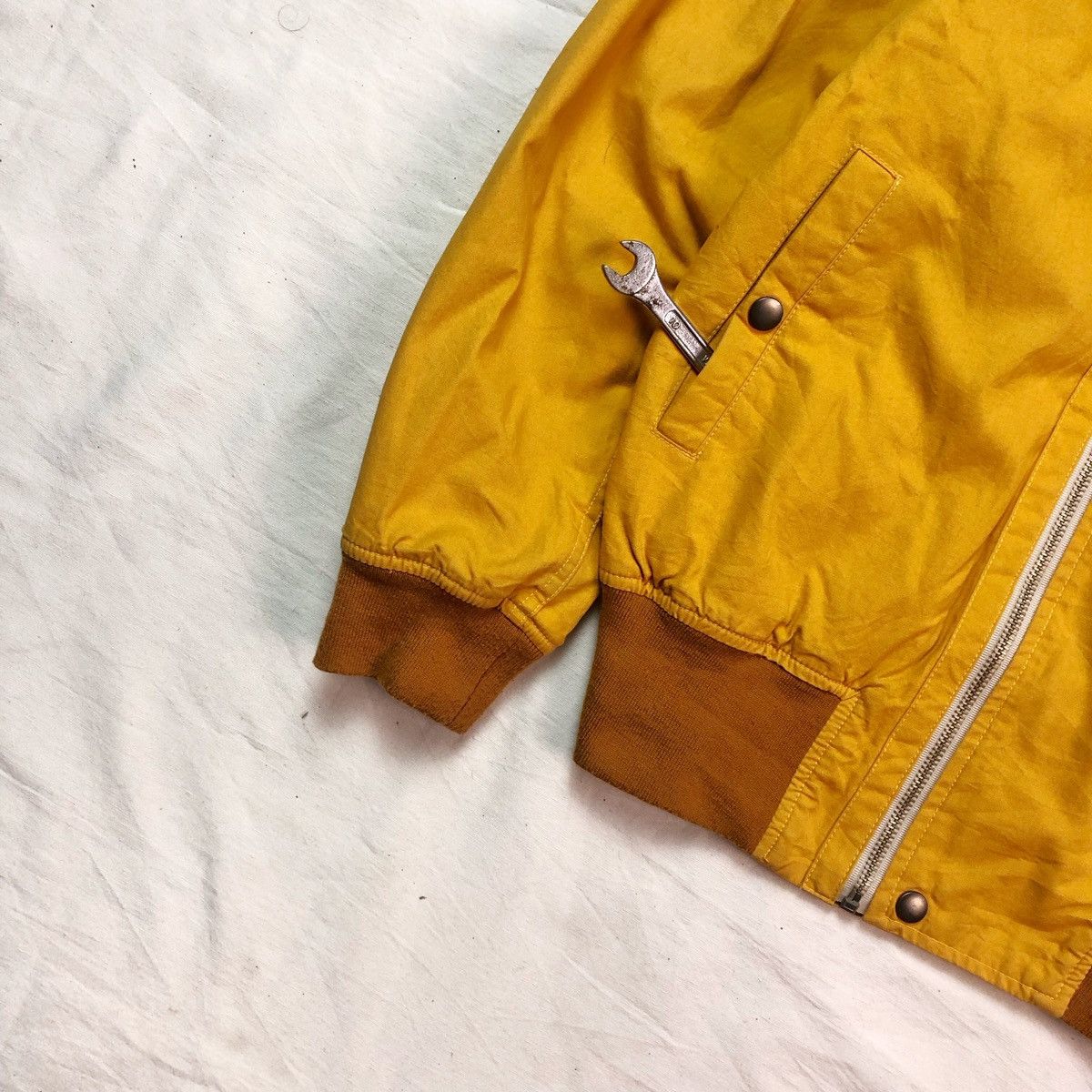Schott × Vintage OFFER ME| Schott Intermediate CIV/MIL1913 Yellow Bomber Size US S / EU 44-46 / 1 - 6 Thumbnail