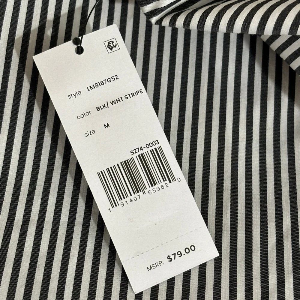 Other Liverpool Striped Button Down Shirt NWT Size M / US 6-8 / IT 42-44 - 5 Thumbnail
